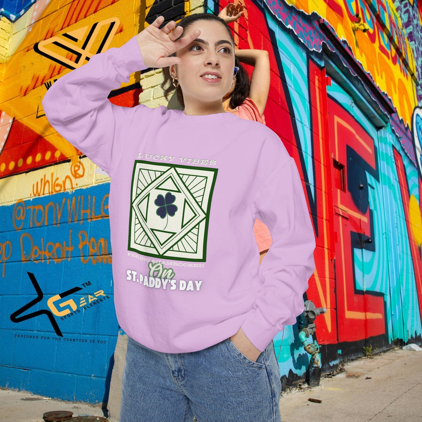 Unisex Garment-Dyed Sweatshirt_ N2+ Series UGDSS PT2WW005_ WesternWaves Limited Edition_