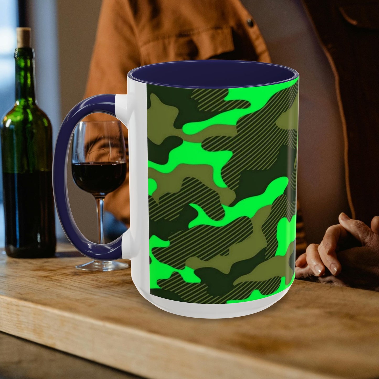 Accent Coffee Mug (11, 15oz)_ N2 Series ACMUG PT2WW004_ Limited Edition Mug by WesternWaves: