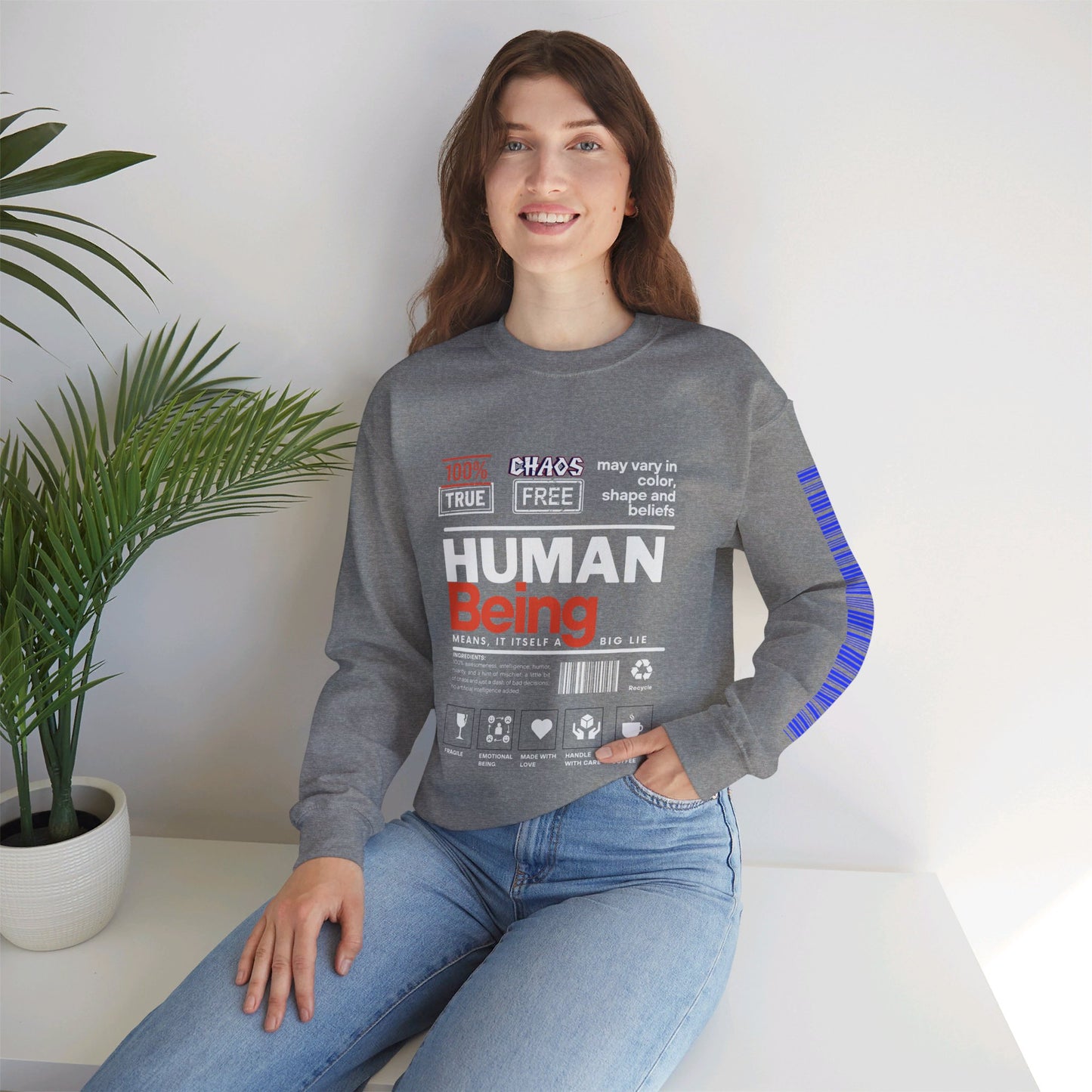 Unisex Heavy Blend™ Crewneck Sweatshirt_ N2 Series SPW UHBCSS PT2WW019_ Limited Edition Pure Luxury  By WesternWaves: