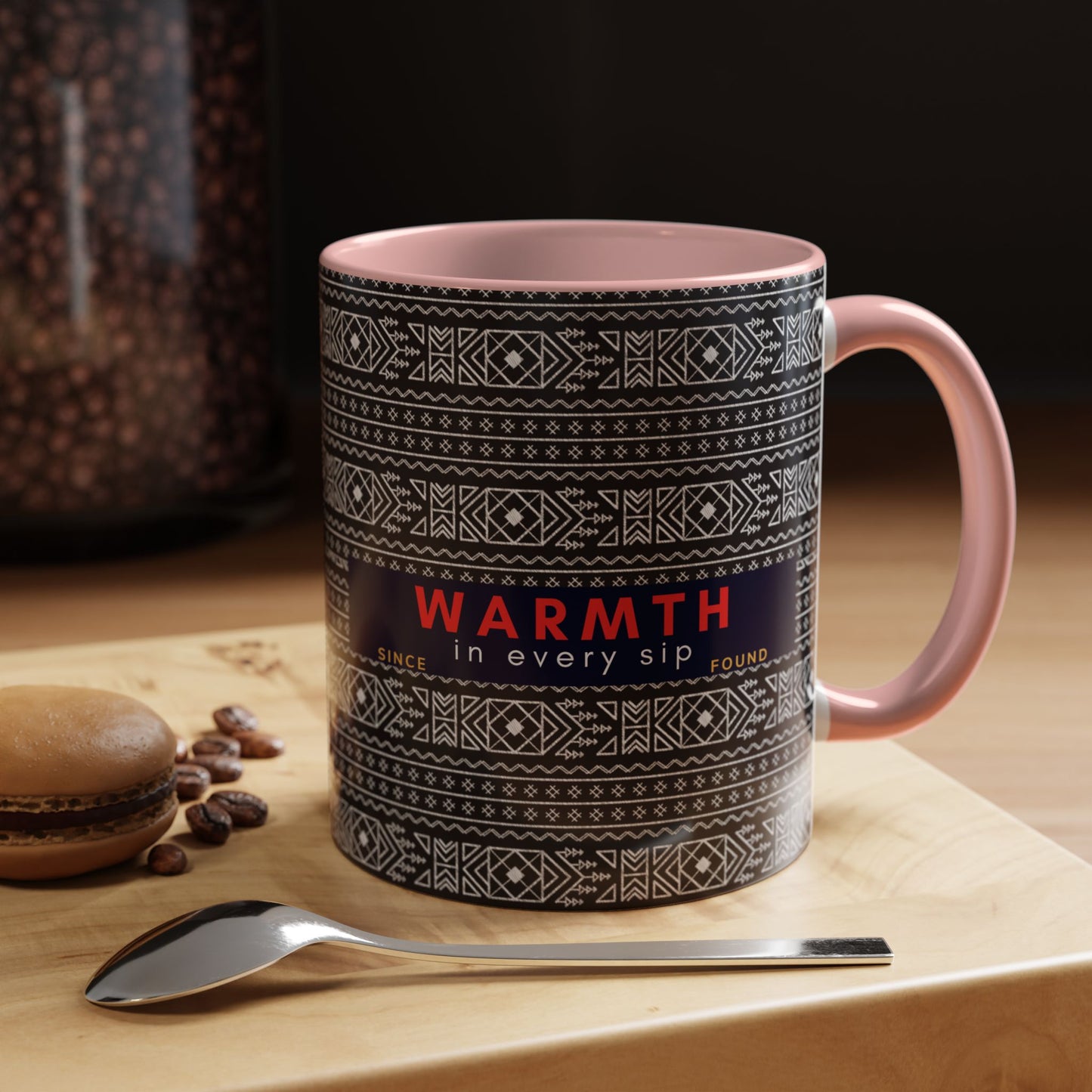 Accent Coffee Mug 11, 15oz_ N2 Series SPW ACM11OZ PT2WW007_ Vibrant Limited Edition Design by WesternWawes: