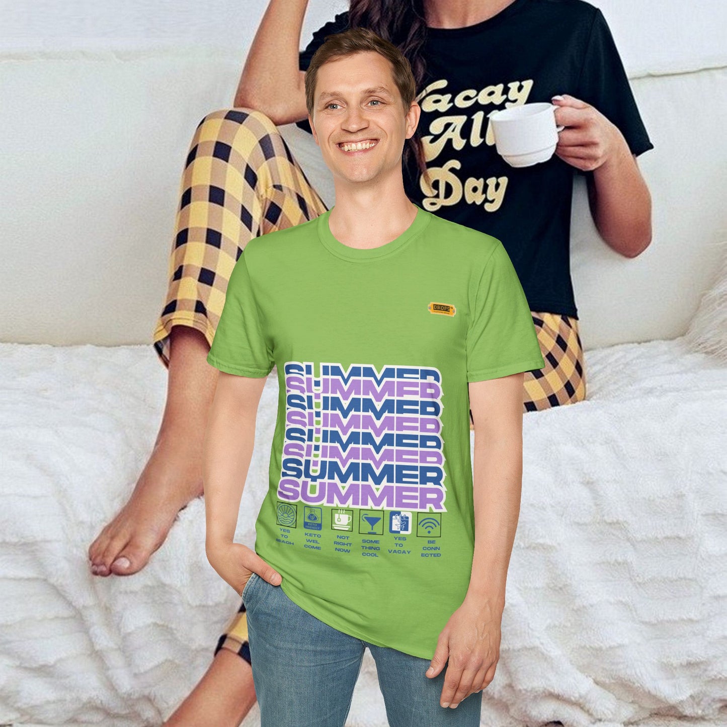 Unisex Softstyle T-Shirt_ N2* Series SPW USSTS FT2WW010_ Redefine Relaxation Limited Edition by WesternWaves: