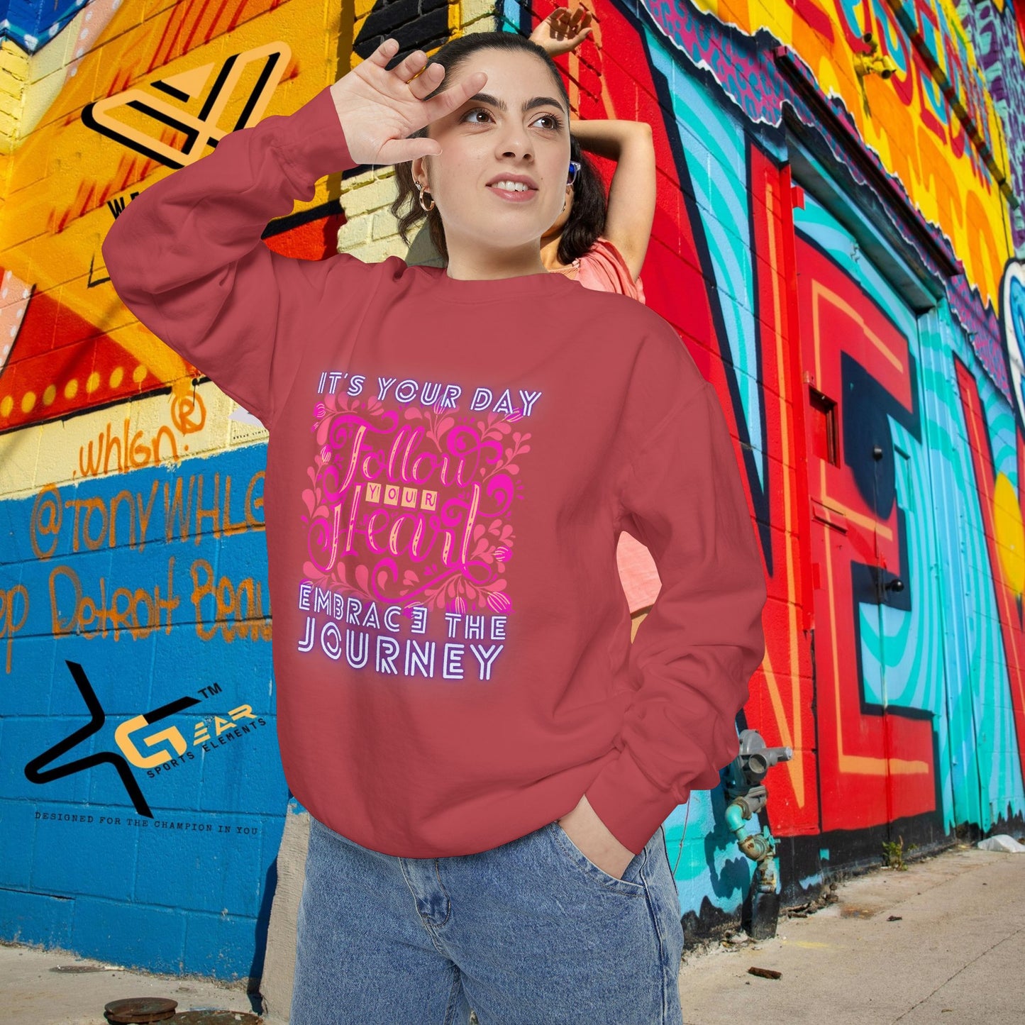 Unisex Garment-Dyed Sweatshirt_ N2 Series SPW UGDSS PT2WW001_WesternWaves Limited Edition