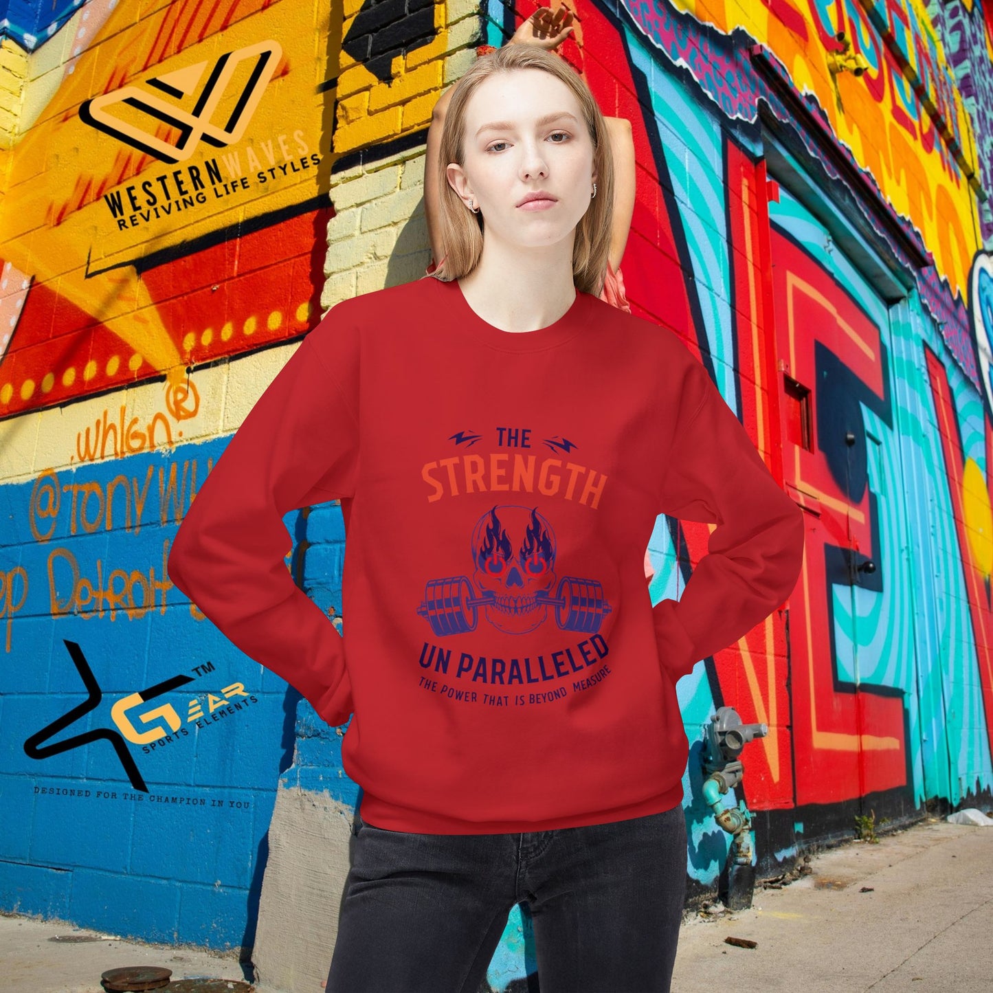 Unisex Midweight Fleece Crewneck Sweatshirt_ N Series SPW UXMWFCS PT2WW015_ Limited Edition Cozy Comfort by WesternWaves: