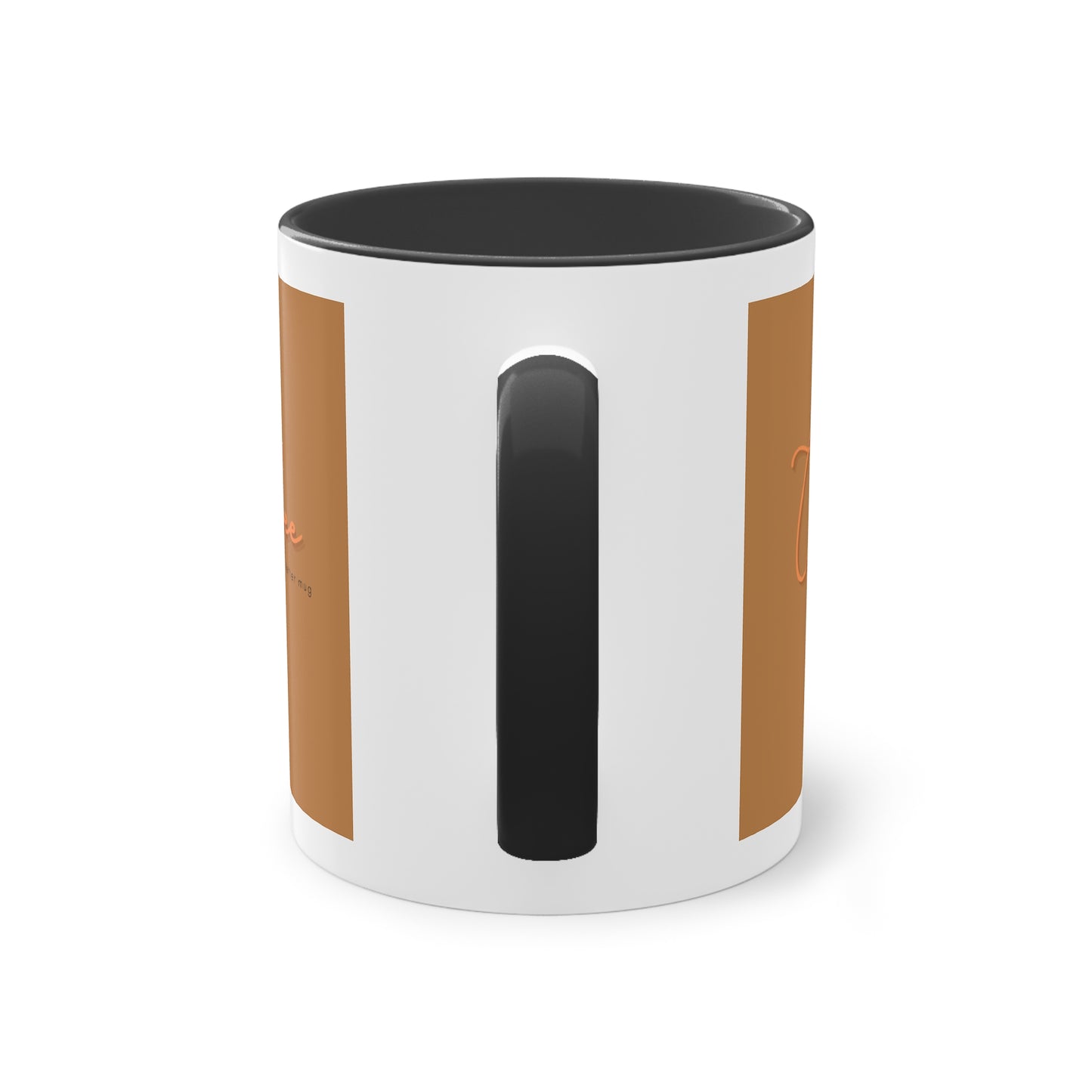 Two-Tone Coffee Mug, 11oz_ N2 Series TTCMUG PT2WW001_ Limited Edition Sipping Experience Both Pleasurable & Convenient by WesternWaves: