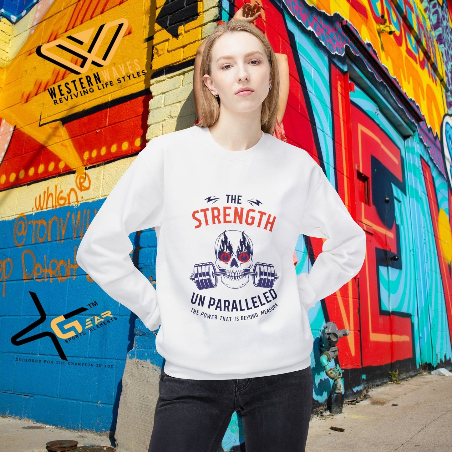 Unisex Midweight Fleece Crewneck Sweatshirt_ N Series SPW UXMWFCS PT2WW015_ Limited Edition Cozy Comfort by WesternWaves: