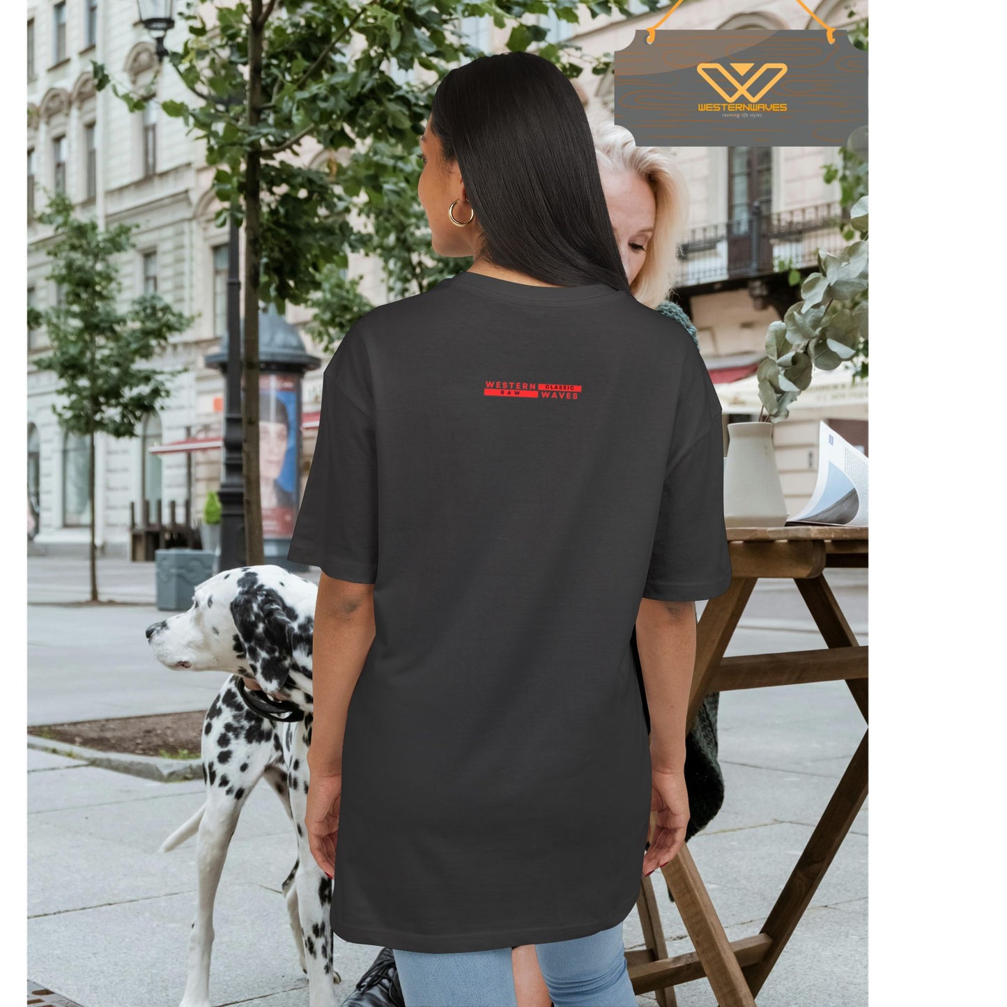Unisex Oversized Tee_ N6+ Series USOSTEE PT2WW005_ Limited Edition by WesternWaves