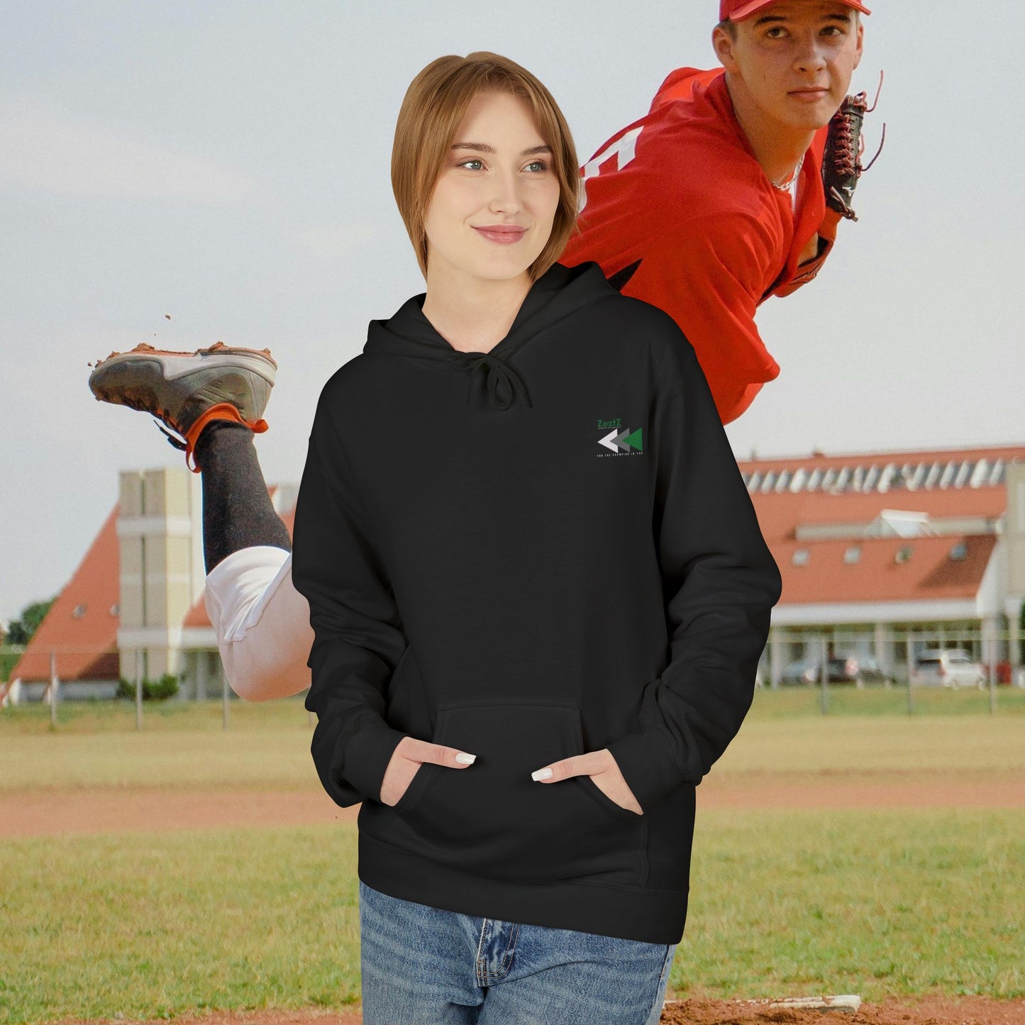 Unisex Midweight Softstyle Fleece Hoodie_ N2+ Series USMWSSFH PT2WW014_ Limited Edition Luxuriously Soft 100% Cotton Face by WesternWaves: