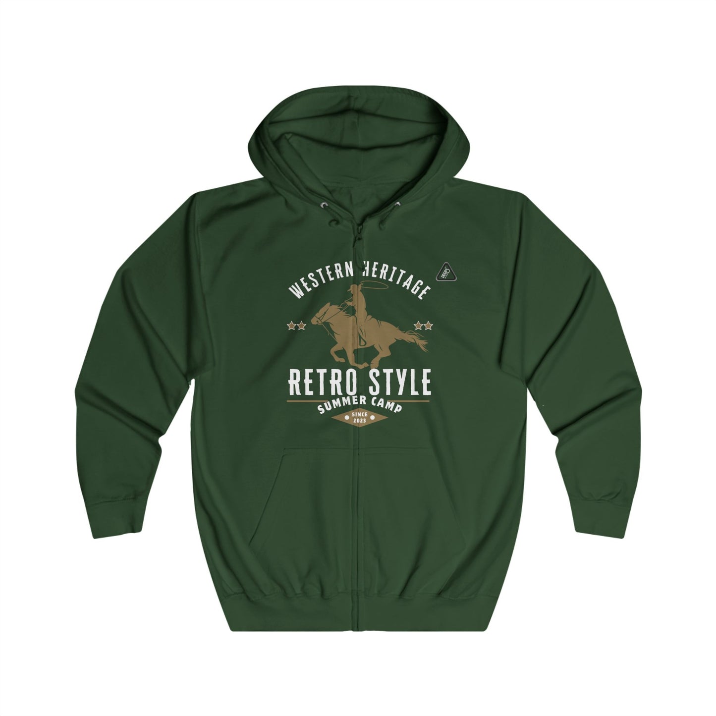 Unisex Full Zip Hoodie_ N7+ Series USFZHOODIE PT2WW004_ Limited Edition Trendy Vibes by WesternWaves: