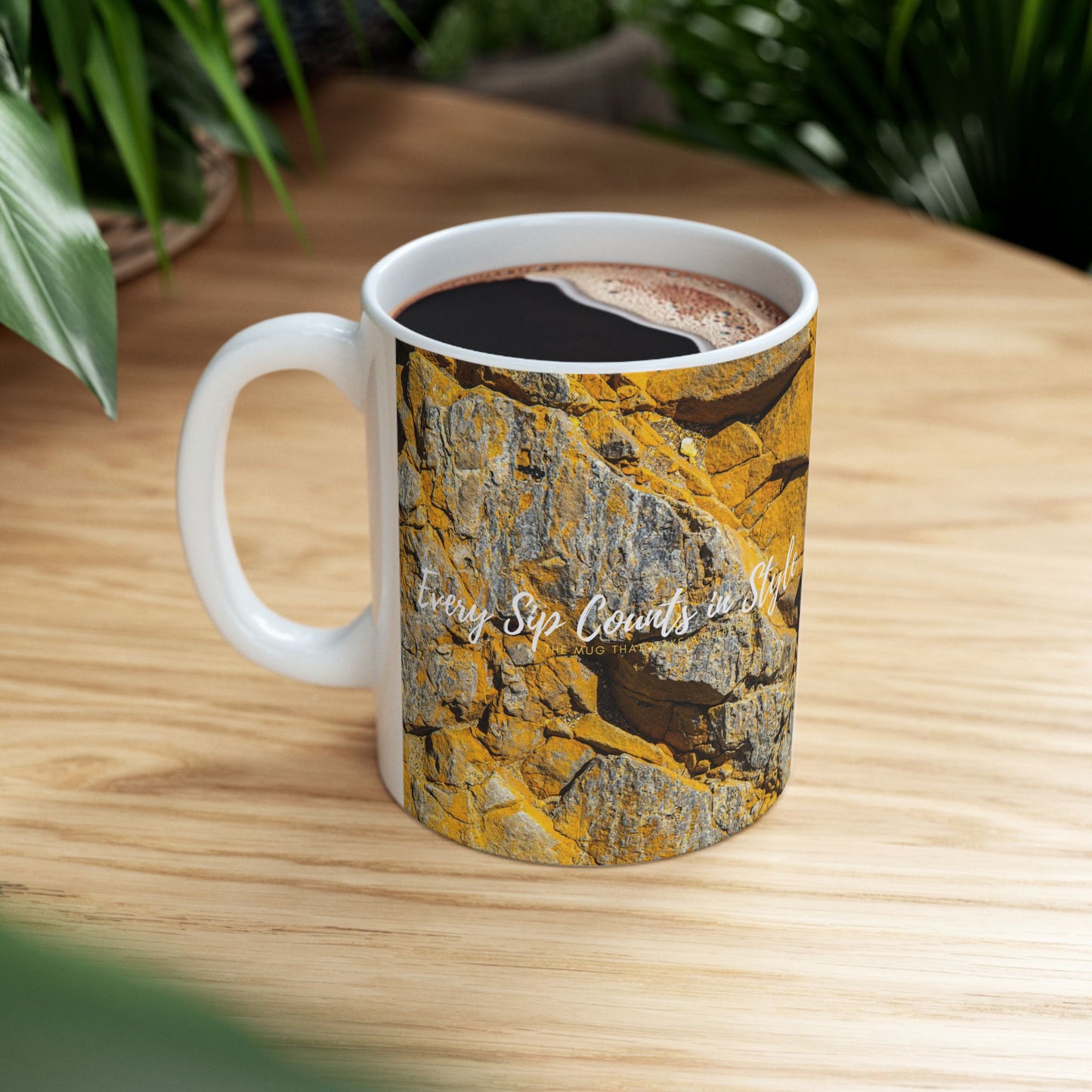 Ceramic Mug (11oz, 15oz)_ N2 Series SPW CM11, 15OZ PT2WW002_ Limited Edition Ceramic Masterpiece by WesternWaves: