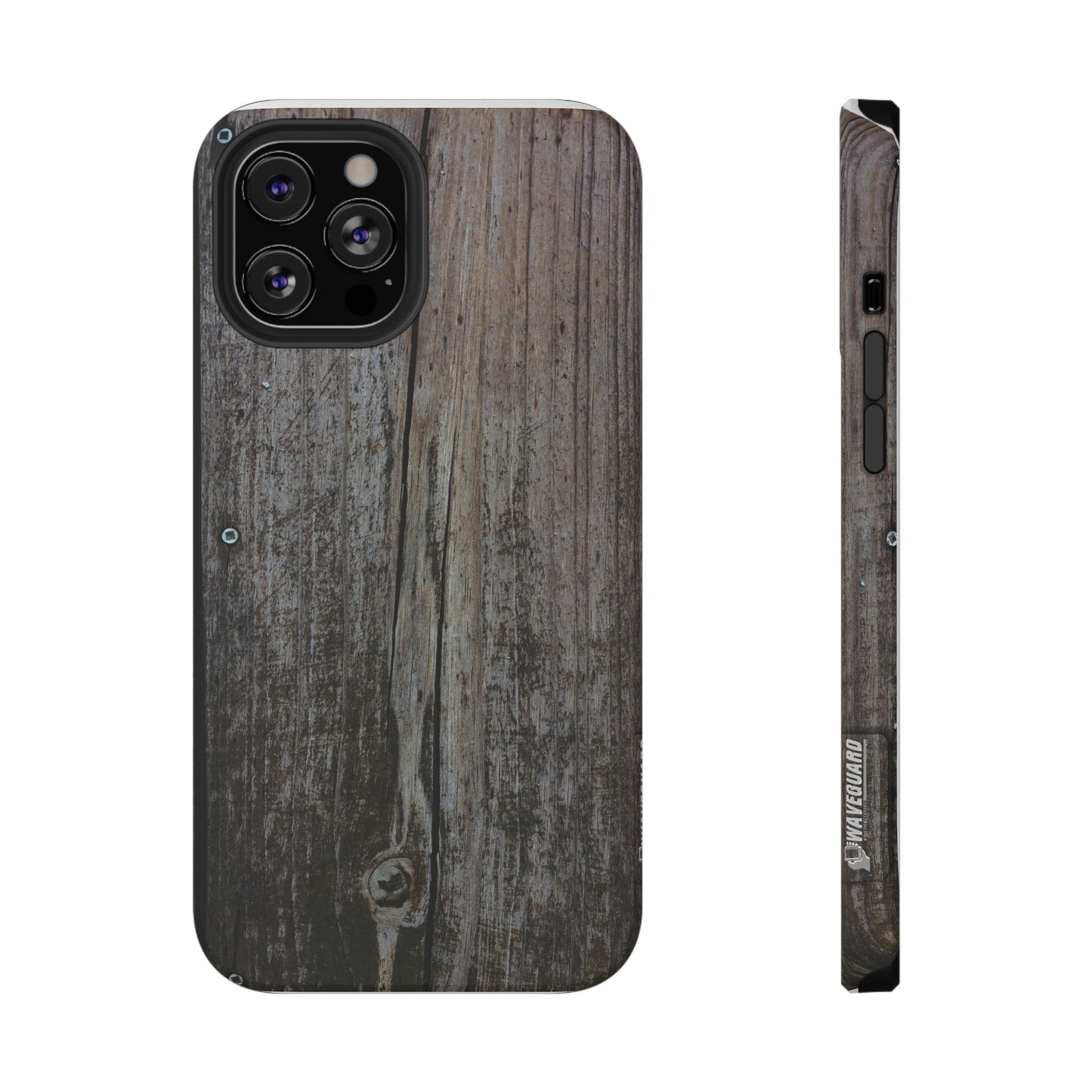 Impact-Resistant Tough Cases_ iPhone Case_ Series N8+ TCPCASE PT2WW006_ Limited Edition  Wooden Grain Phone Case for iPhones by WesternWaves: