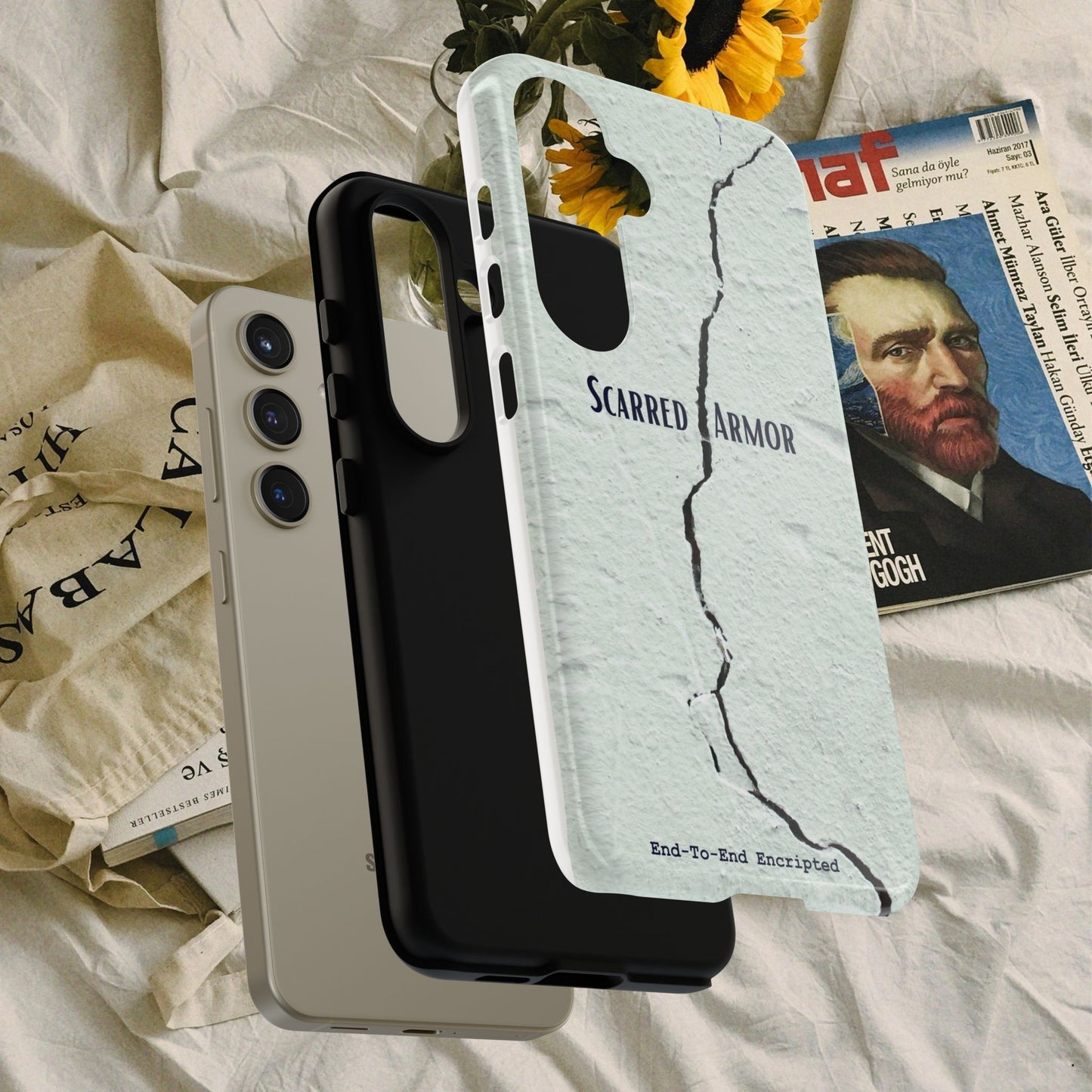 Tough Cases_ Samsung Galaxy Phone Case_ Series N8+ TCPCASE PT2WW003_ Limited Edition  Scarred Armor Design Samsung Galaxy Phone Cases by WesternWaves: