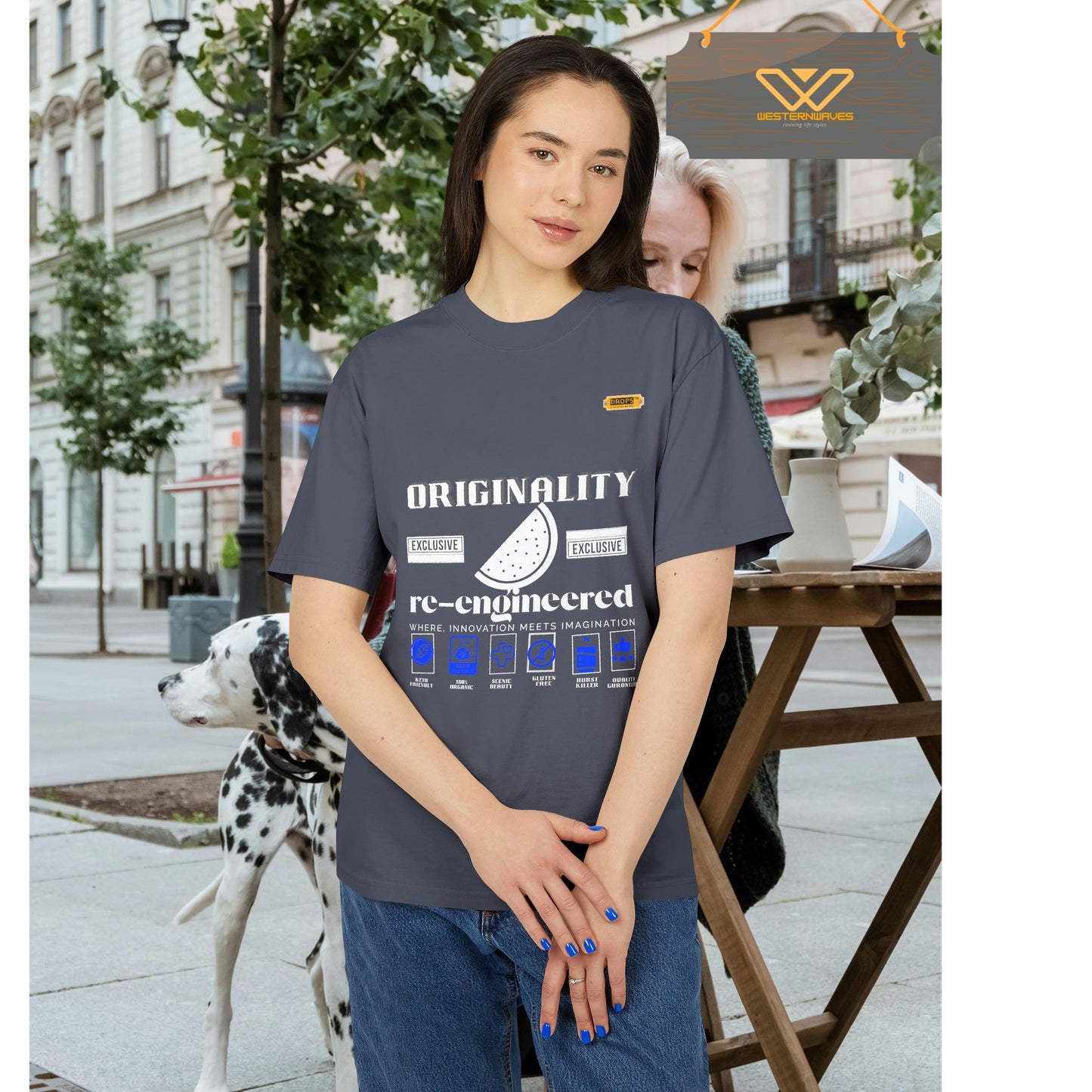 Unisex Heavy Faded Tee_ N7* Series USHFTEE PT2WW015_ Limited Edition Heavy Faded Tee by WesternWaves: