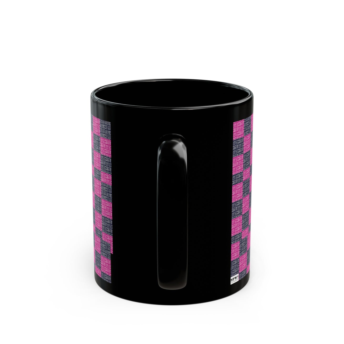 Black Mug (11oz, 15oz)_ N Series SPW CBM PT2WW003_ Limited Edition Black Ceramic Mug by WesternWaves