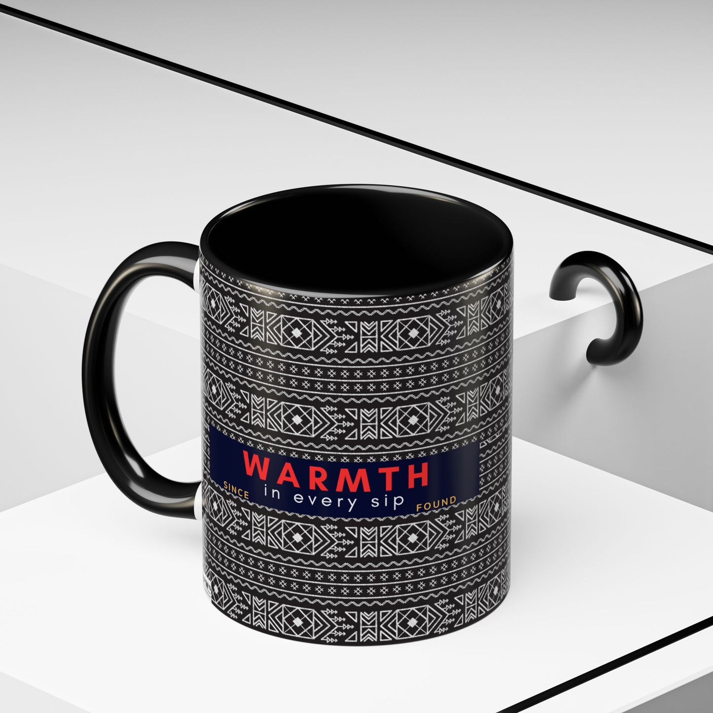 Accent Coffee Mug 11, 15oz_ N2 Series SPW ACM11OZ PT2WW007_ Vibrant Limited Edition Design by WesternWawes: