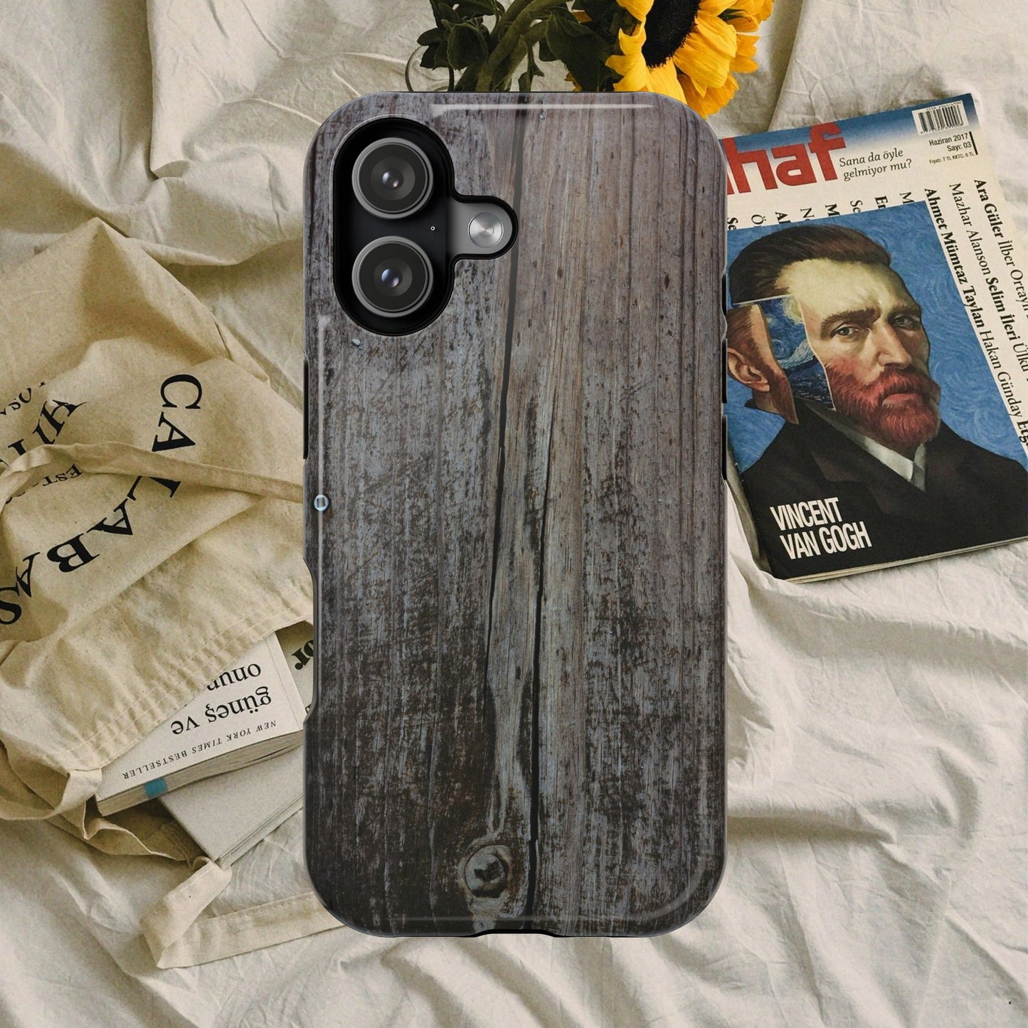 Impact-Resistant Tough Cases_ iPhone Case_ Series N8+ TCPCASE PT2WW006_ Limited Edition  Wooden Grain Phone Case for iPhones by WesternWaves: