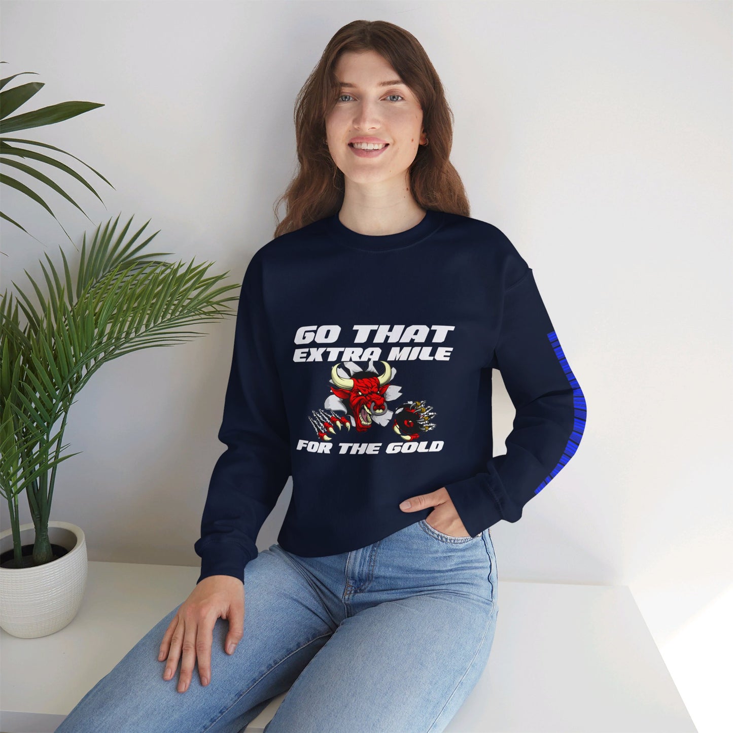 Unisex Heavy Blend™ Crewneck Sweatshirt_ N2 Sports Series SPW UHBCSS PT2WW005_ Limited Edition ‘Zeztz’ Brand Sports Elements by WesternWaves: