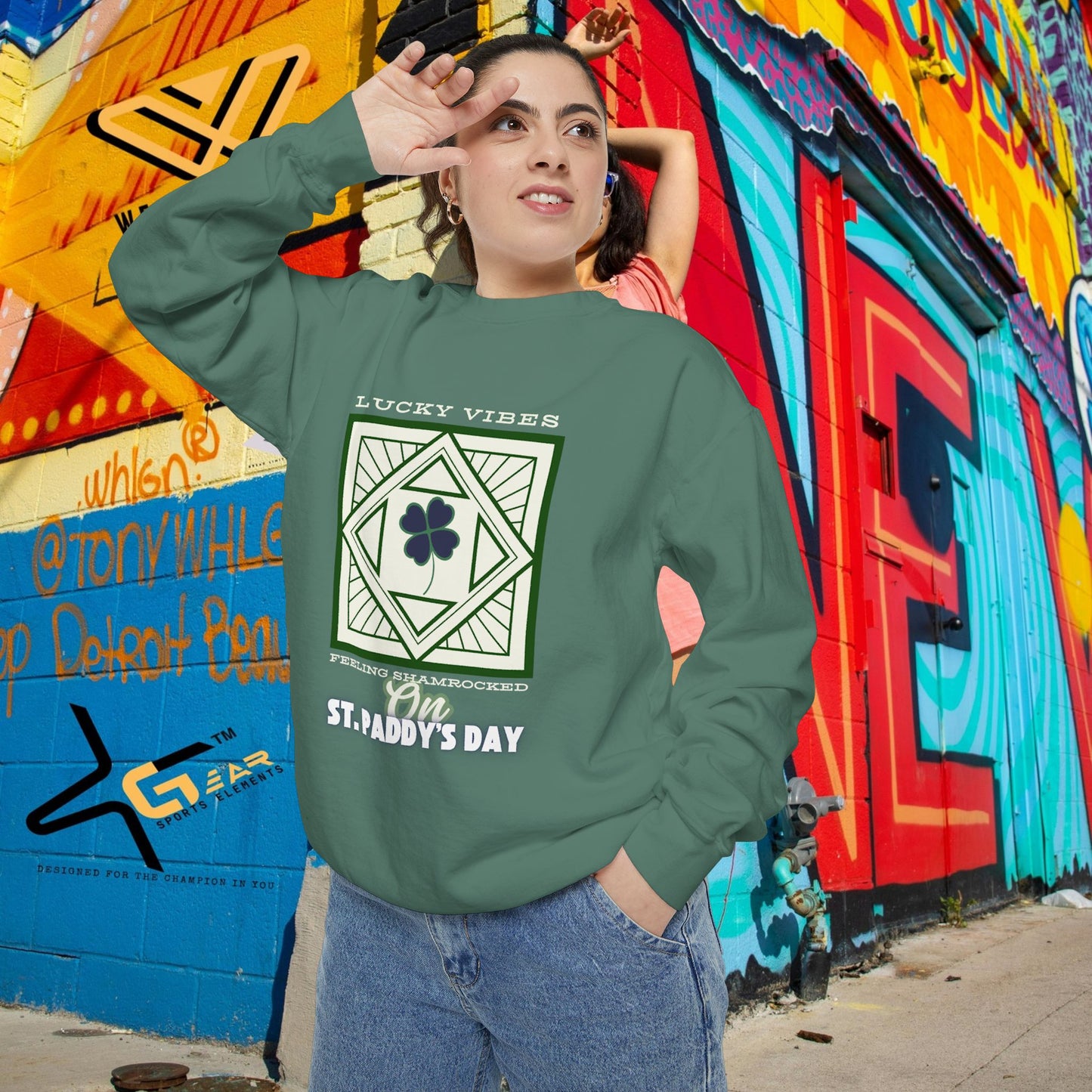 Unisex Garment-Dyed Sweatshirt_ N2+ Series UGDSS PT2WW005_ WesternWaves Limited Edition_