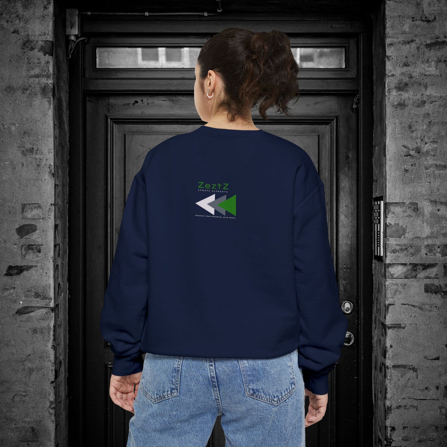 Unisex Garment-Dyed Sweatshirt_ N2 Series SPW USGDSS PT2WW001_ Limited Edition Masterpiece of ‘ZeztZ’ Sports Brand Luxury & Casual Comfort by WesternWaves: