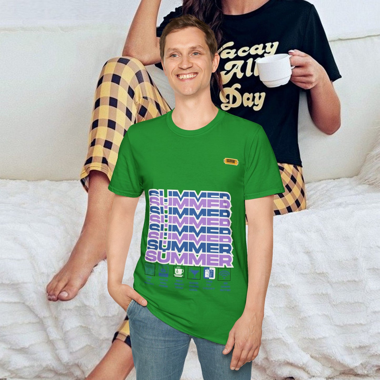 Unisex Softstyle T-Shirt_ N2* Series SPW USSTS FT2WW010_ Redefine Relaxation Limited Edition by WesternWaves: