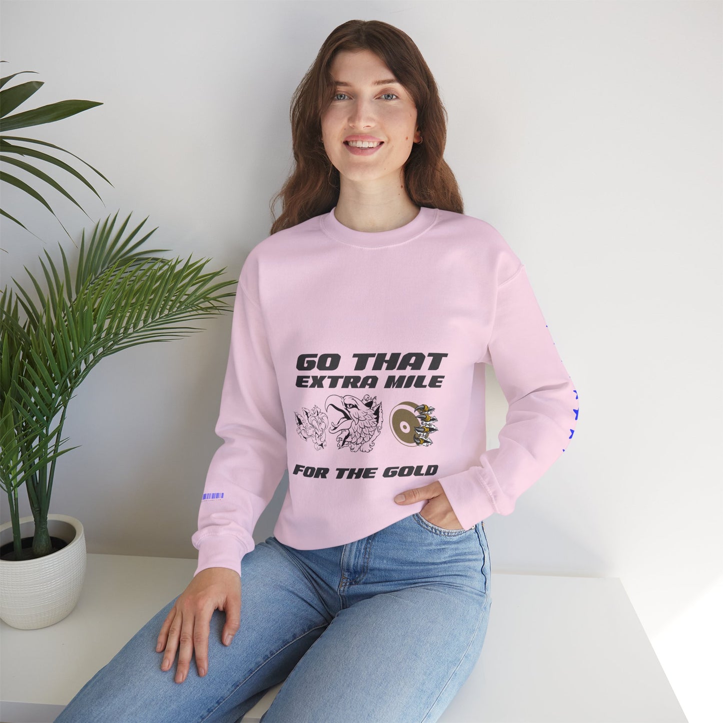 Unisex Heavy Blend™ Crewneck Sweatshirt_ N2 Sports Series SPW UHBCSS PT2WW005_ Limited Edition ‘Zeztz’ Brand Sports Elements by WesternWaves: