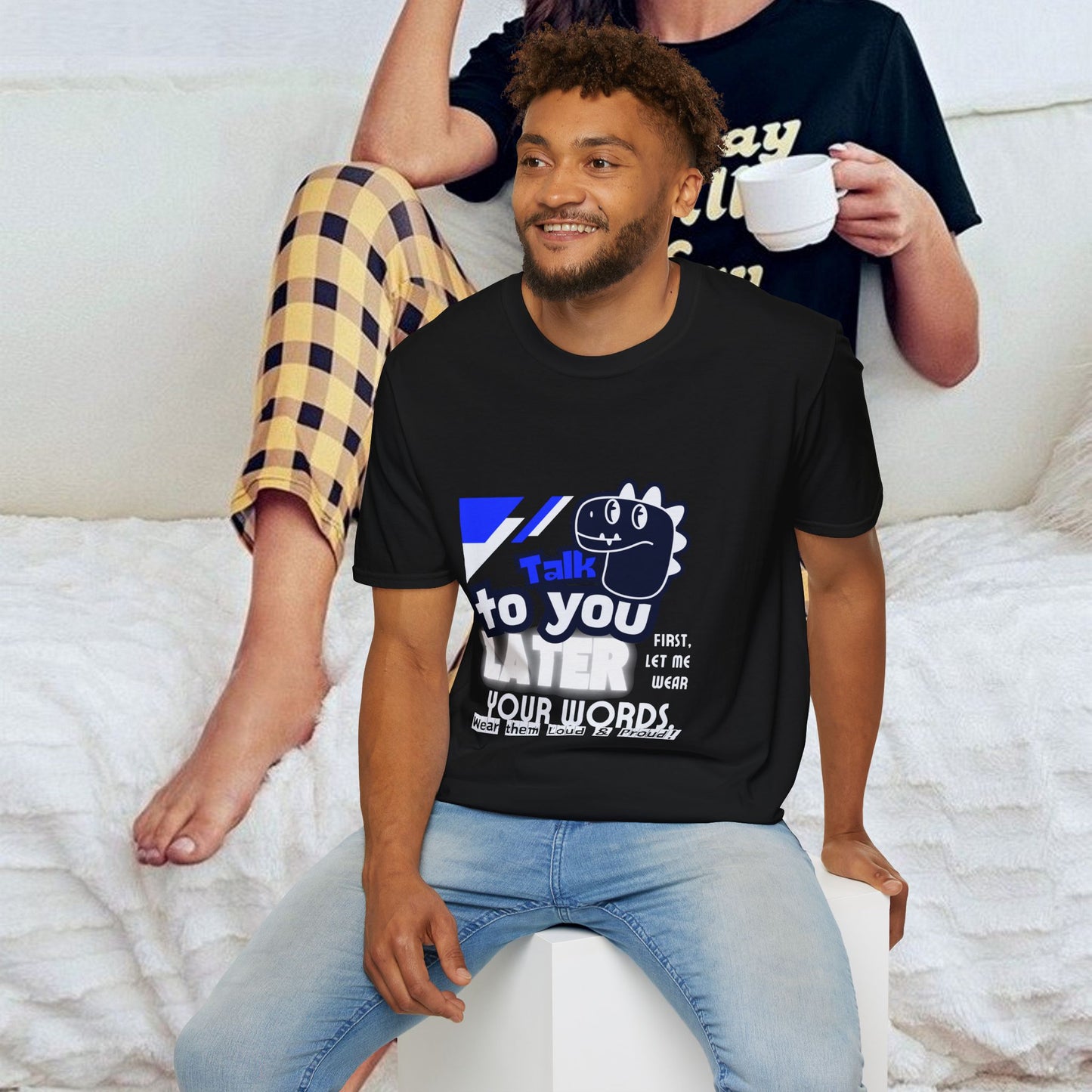 Unisex Softstyle T-Shirt_ N2+ Series USSTS FT2WW006_ Redefine Relaxation Limited Edition by WesternWaves: