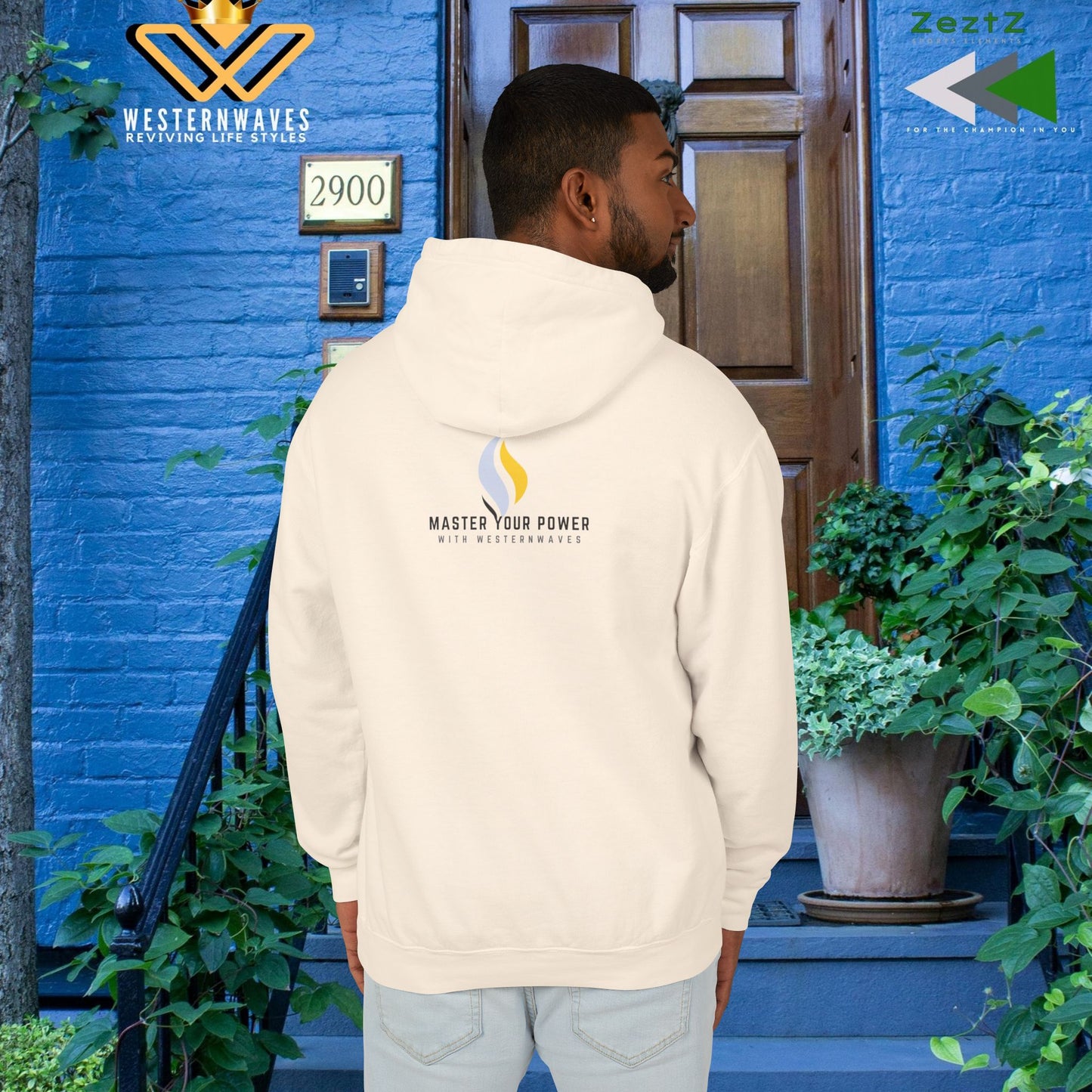 Unisex Lightweight Hooded Sweatshirt – N2 Series SPW USLWHSS PT2WW014_ Limited Edition Crafted Comfort by WesternWaves: