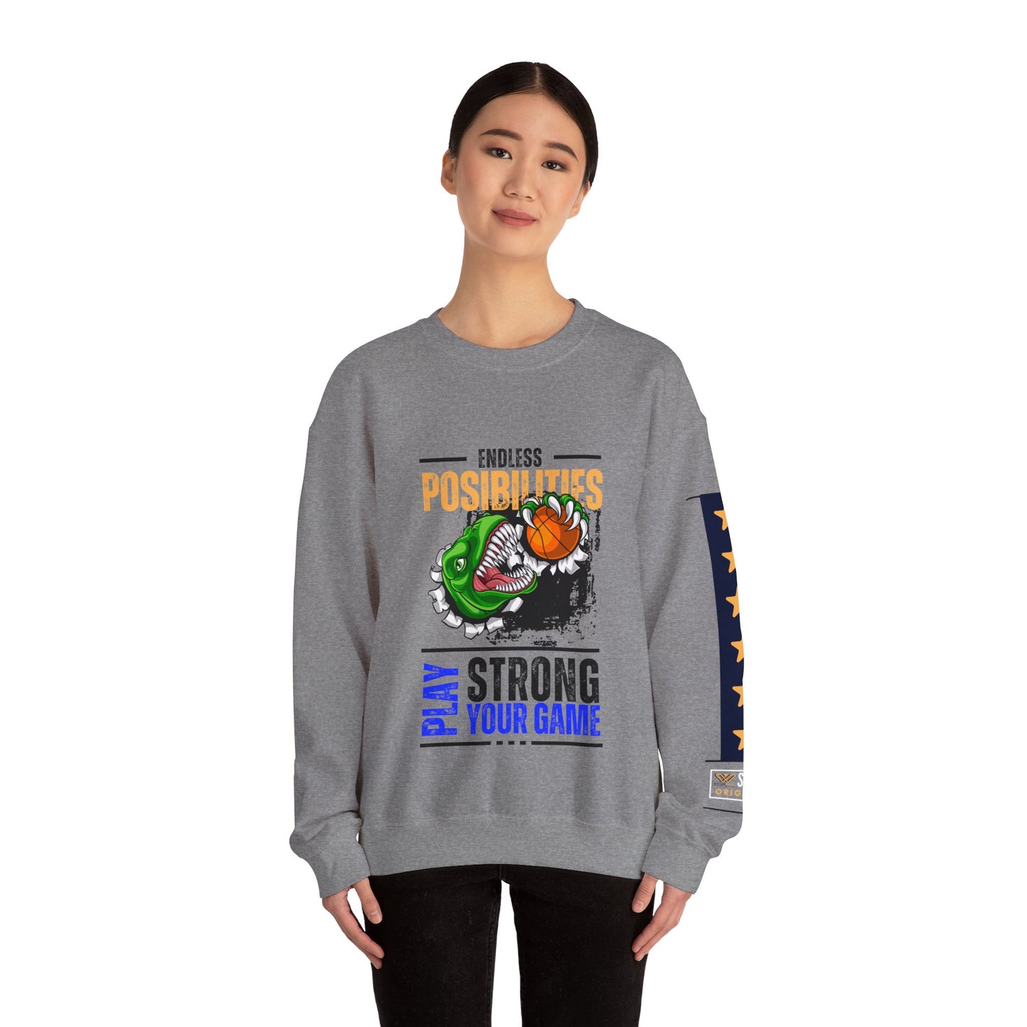 Unisex Heavy Blend™ Crewneck Sweatshirt_ N2 Series SPW UHBCSS PT2WW015_ Limited Edition Pure Luxury  By WesternWaves: