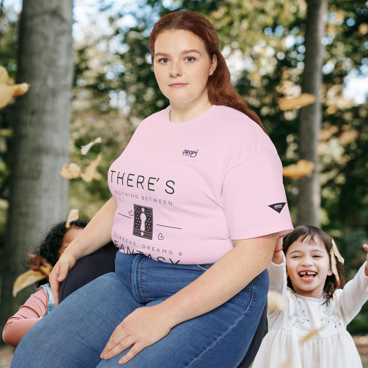 Unisex Ultra Cotton Tee - "There's Nothing Between Screens, Dreams & Fantasy" T-Shirt - Perfect for Dreamers and Creatives_ 07 May 2025_ 001