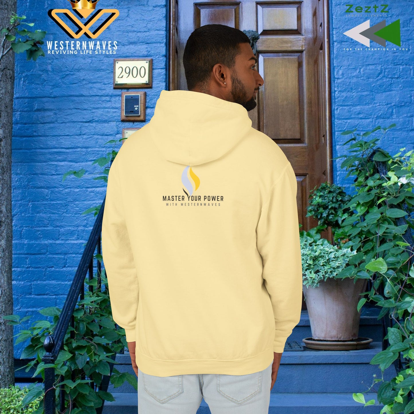 Unisex Lightweight Hooded Sweatshirt – N2 Series SPW USLWHSS PT2WW014_ Limited Edition Crafted Comfort by WesternWaves: