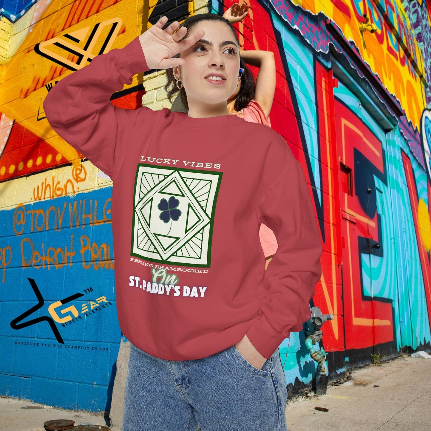 Unisex Garment-Dyed Sweatshirt_ N2+ Series UGDSS PT2WW005_ WesternWaves Limited Edition_