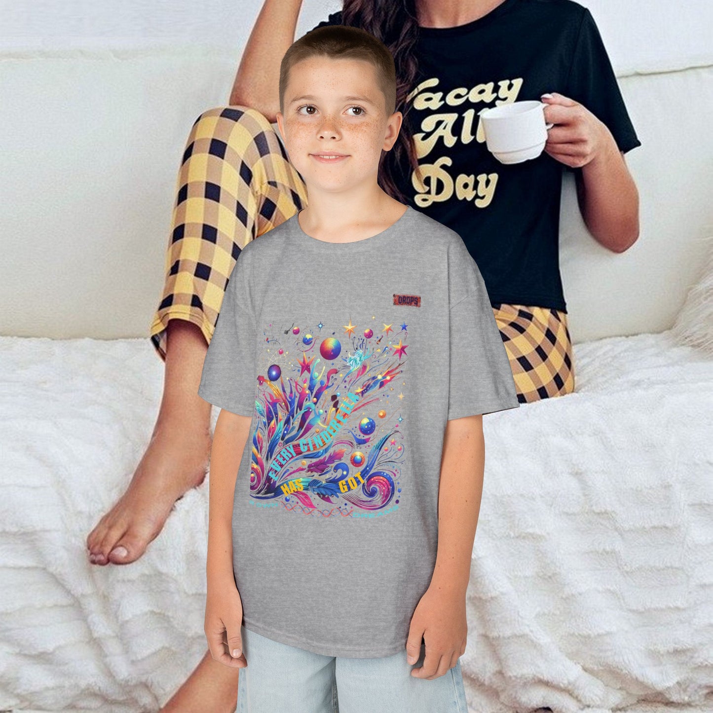 Kids Heavy Cotton™ Tee_ 07 July 2025_ Limited Edition Summer Style by WesternPulse:
