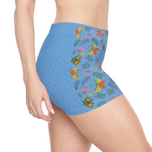 Women's Shorts AOP_ N Series WS(AOP) SPW PT2WW_003_ Summer Breeze Women's Moisture-Wicking Shorts_ Limited Edition by WesternWaves: