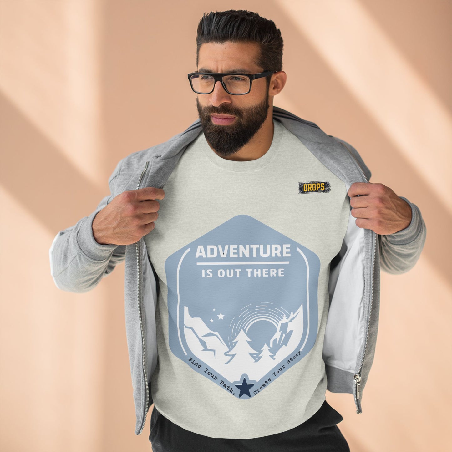 Unisex Crewneck Sweatshirt_ 04 July 2025_ Limited Edition Outdoor Gift for Adventure Lovers by WesternWaves: