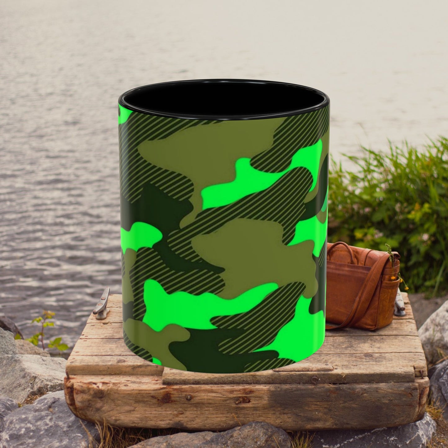 Accent Coffee Mug (11, 15oz)_ N2 Series ACMUG PT2WW004_ Limited Edition Mug by WesternWaves: