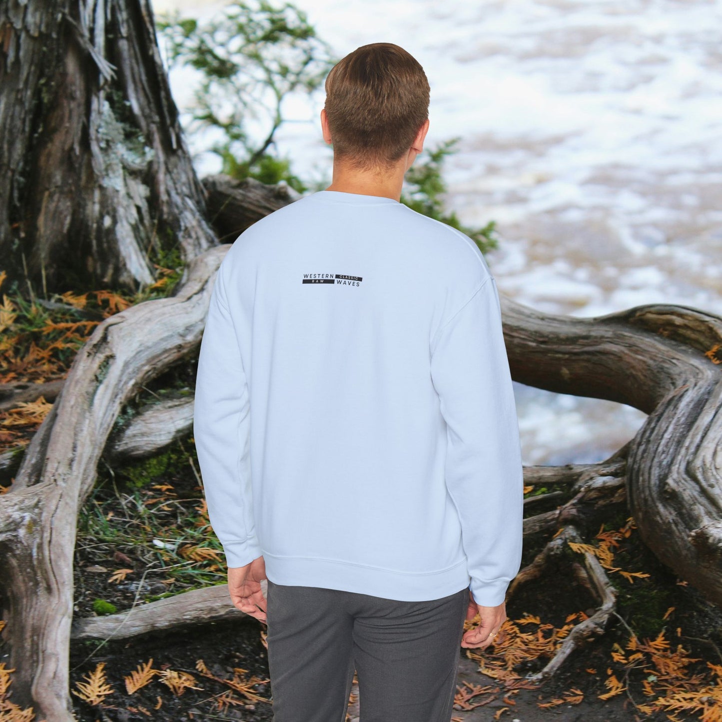 Unisex Heavy Blend™ Crewneck Sweatshirt_ N2 Series UHBCSS PT2WW007_ Limited Edition Pure Luxury  By WesternWaves: