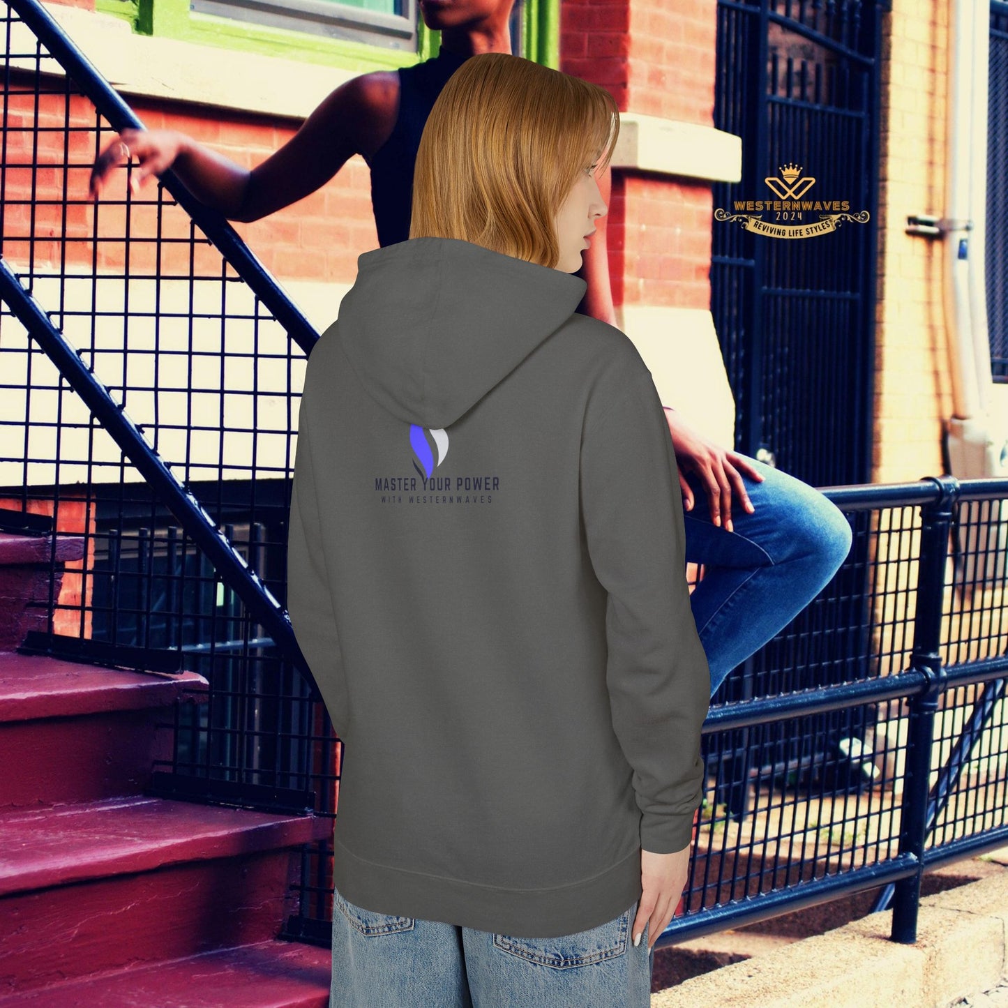 Unisex Lightweight Hooded Sweatshirt – N2 Series SPW USLWHSS PT2WW014_ Limited Edition Crafted Comfort by WesternWaves: