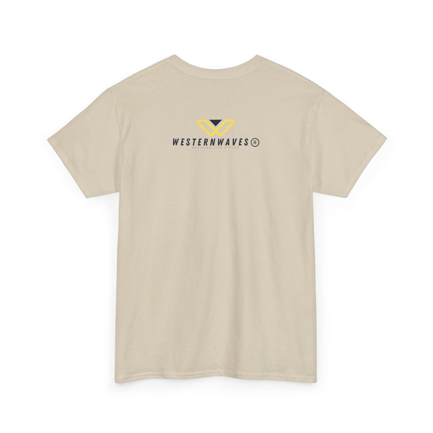 Unisex Heavy Cotton Tee_ Crafted from premium 100% cotton_ N2 Series SPW UHCT PT2WW004_ Limited Edition Epitome of Comfort & Durability by WesternWaves: