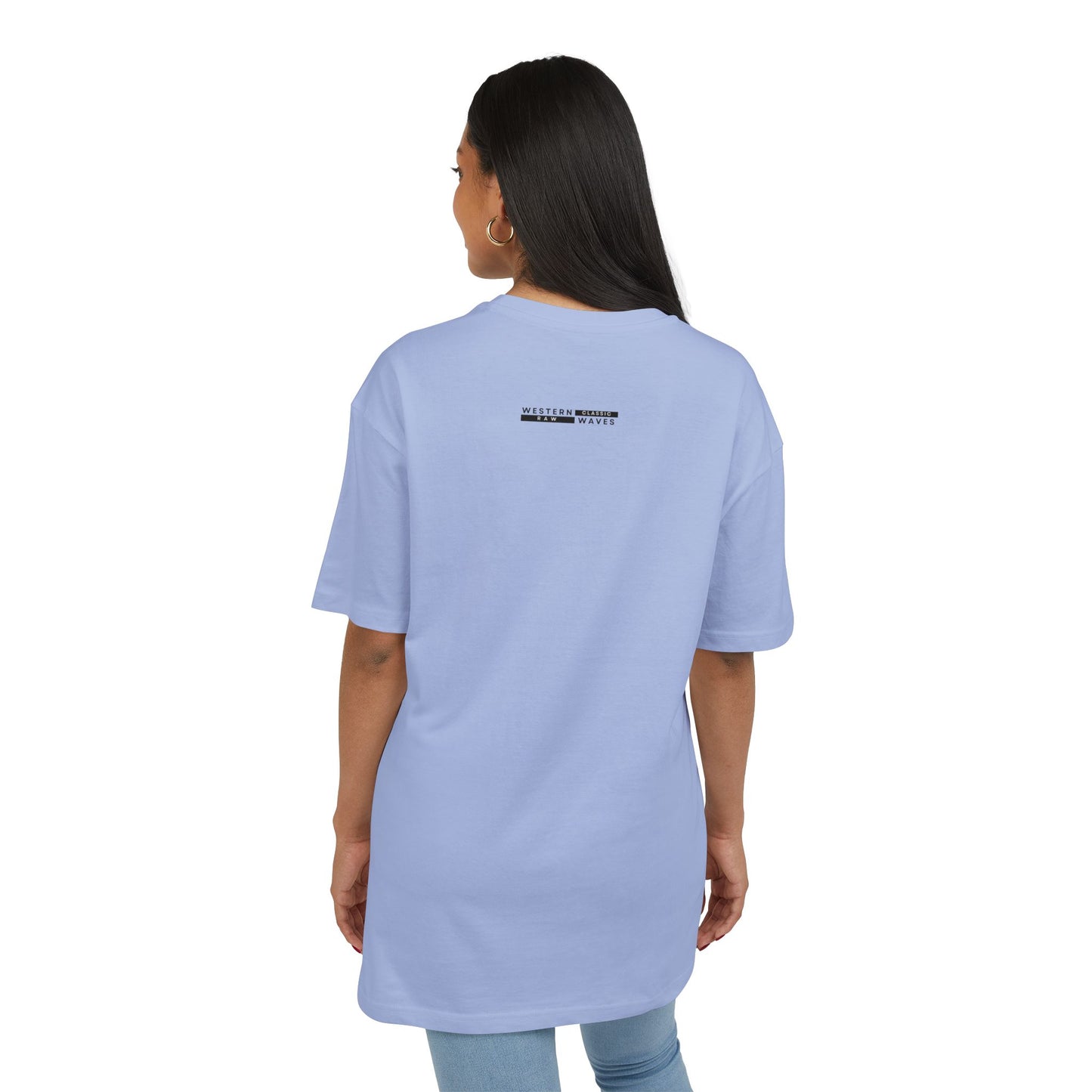 Unisex Oversized Tee_ N6+ Series USOSTEE PT2WW004_ Limited Edition by WesternWaves: