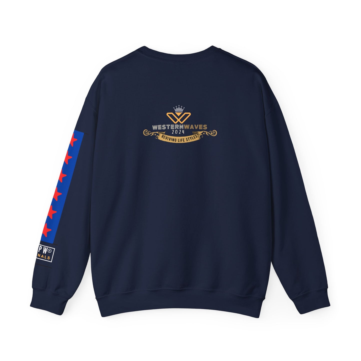 Unisex Heavy Blend™ Crewneck Sweatshirt_ N2 Series SPW UHBCSS PT2WW012_ Limited Edition Pure Luxury  By WesternWaves: