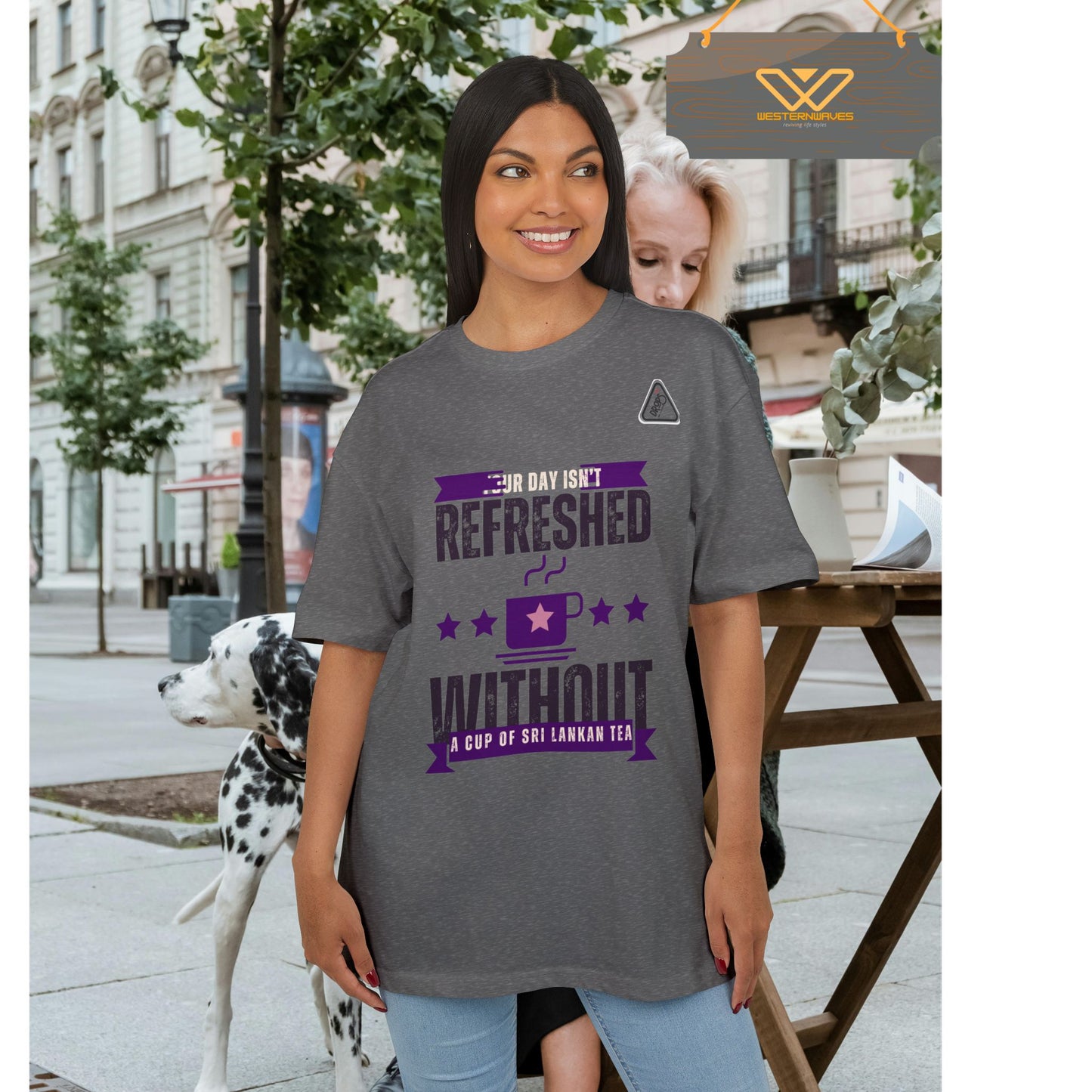 Unisex Oversized Tee_ N6+ Series USOSTEE PT2WW005_ Limited Edition by WesternWaves