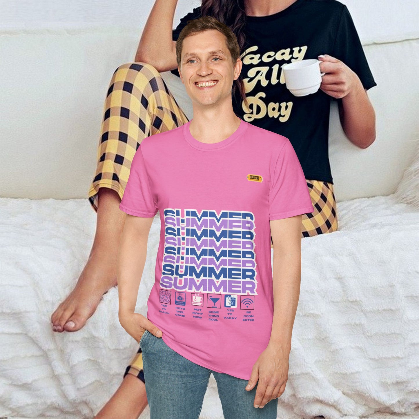 Unisex Softstyle T-Shirt_ N2* Series SPW USSTS FT2WW010_ Redefine Relaxation Limited Edition by WesternWaves: