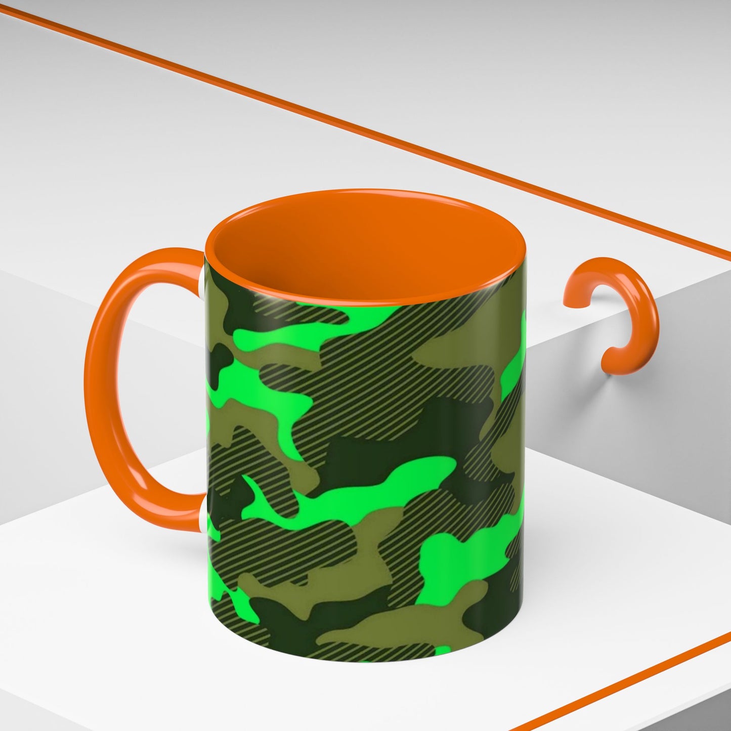 Accent Coffee Mug (11, 15oz)_ N2 Series ACMUG PT2WW004_ Limited Edition Mug by WesternWaves: