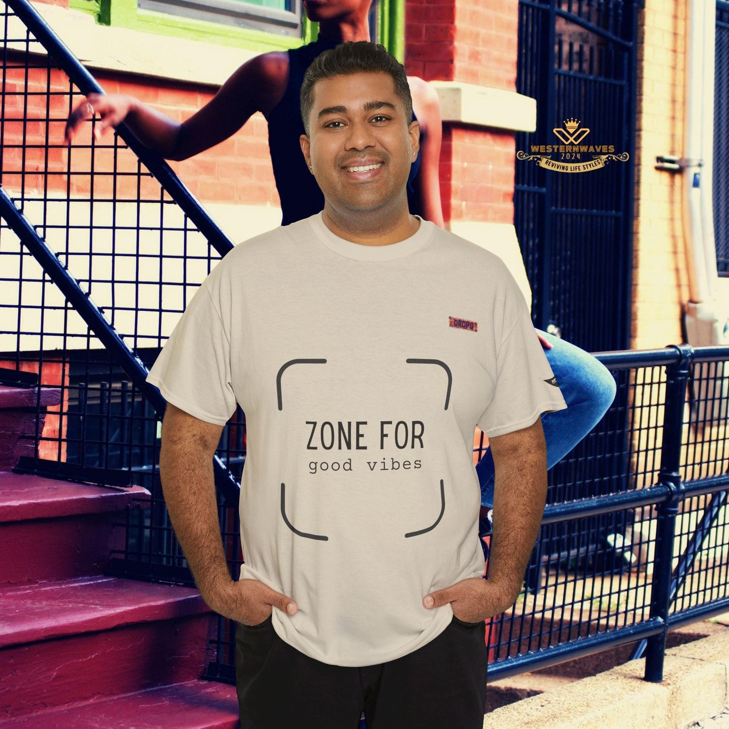 Unisex Heavy Cotton Tee_ 20 July 2025_ Limited Edition Unique Summer Wear_ by WesternWaves: