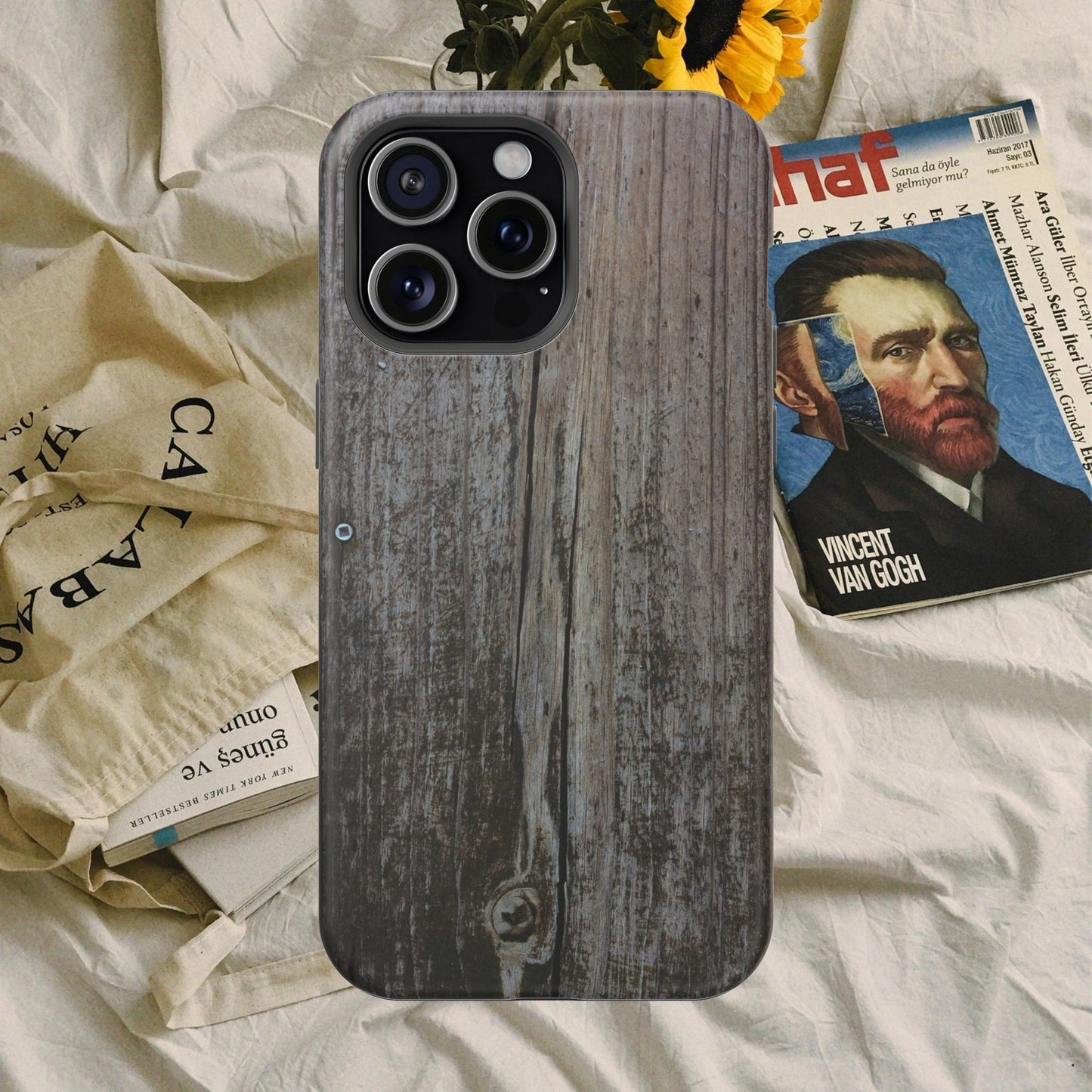 Impact-Resistant Tough Cases_ iPhone Case_ Series N8+ TCPCASE PT2WW006_ Limited Edition  Wooden Grain Phone Case for iPhones by WesternWaves: