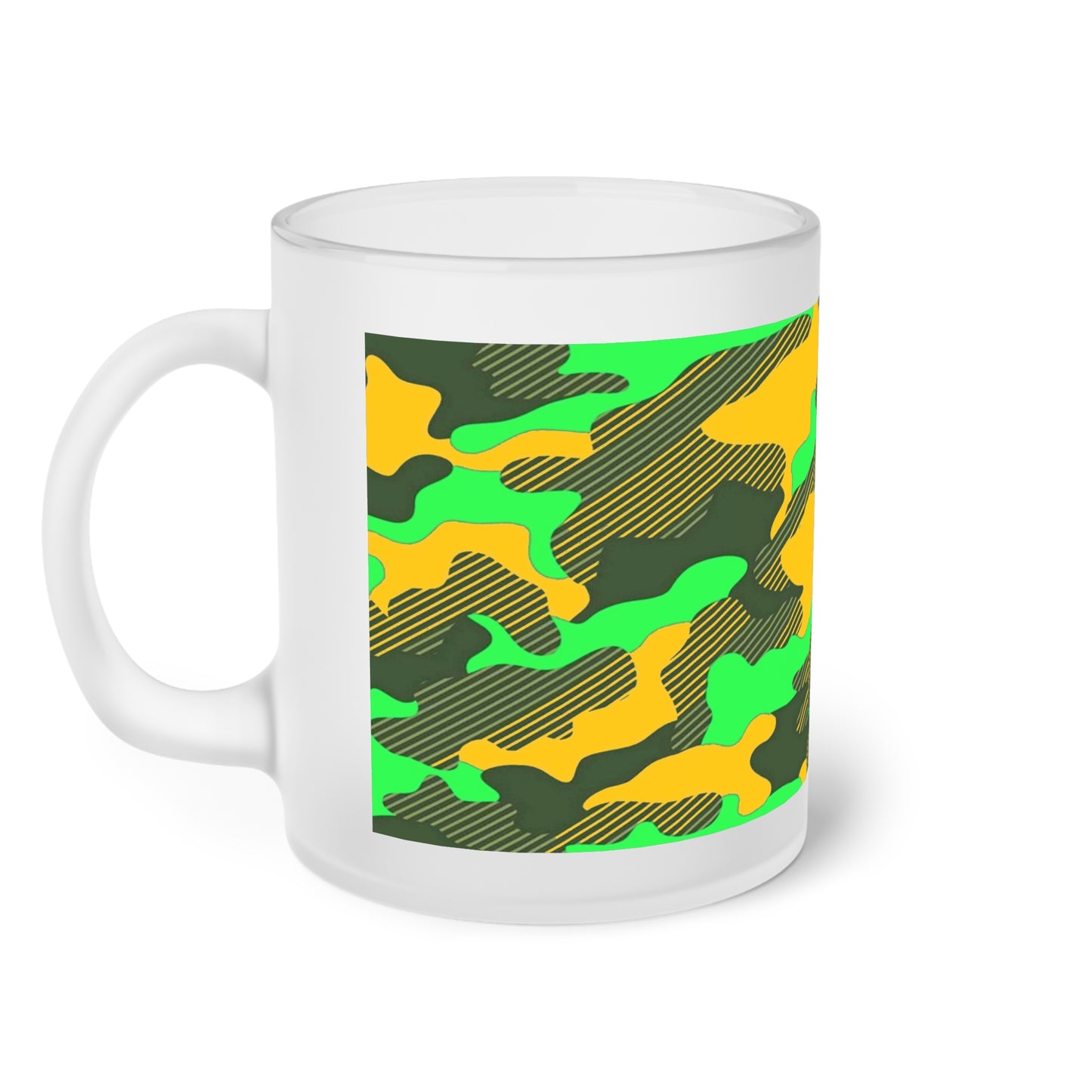 Frosted Glass Mug_ N Series SPW FGM PT2WW013_ Limited Edition product by WesternWaves