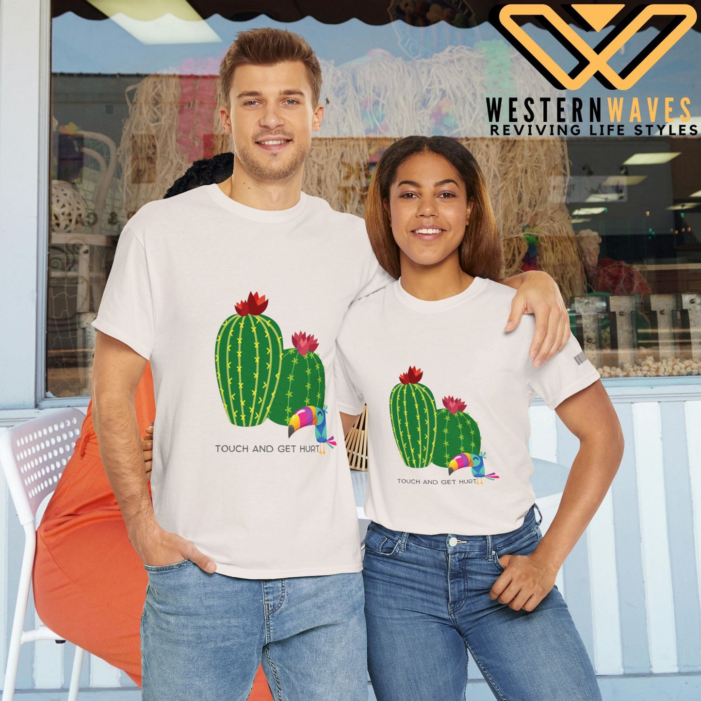 Unisex Heavy Cotton Tee_ Crafted from premium 100% cotton_ N2 Series SPW UHCT PT2WW001_ Limited Edition Comfort & Durability by WesternWaves: