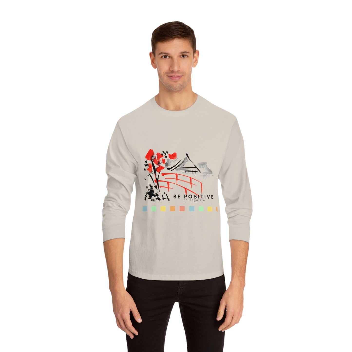 Unisex Classic Long Sleeve T-Shirt_ N2 Series SPW CLSTS PT2WW001_ Limited Edition 100% US Cotton product by WesternWaves: