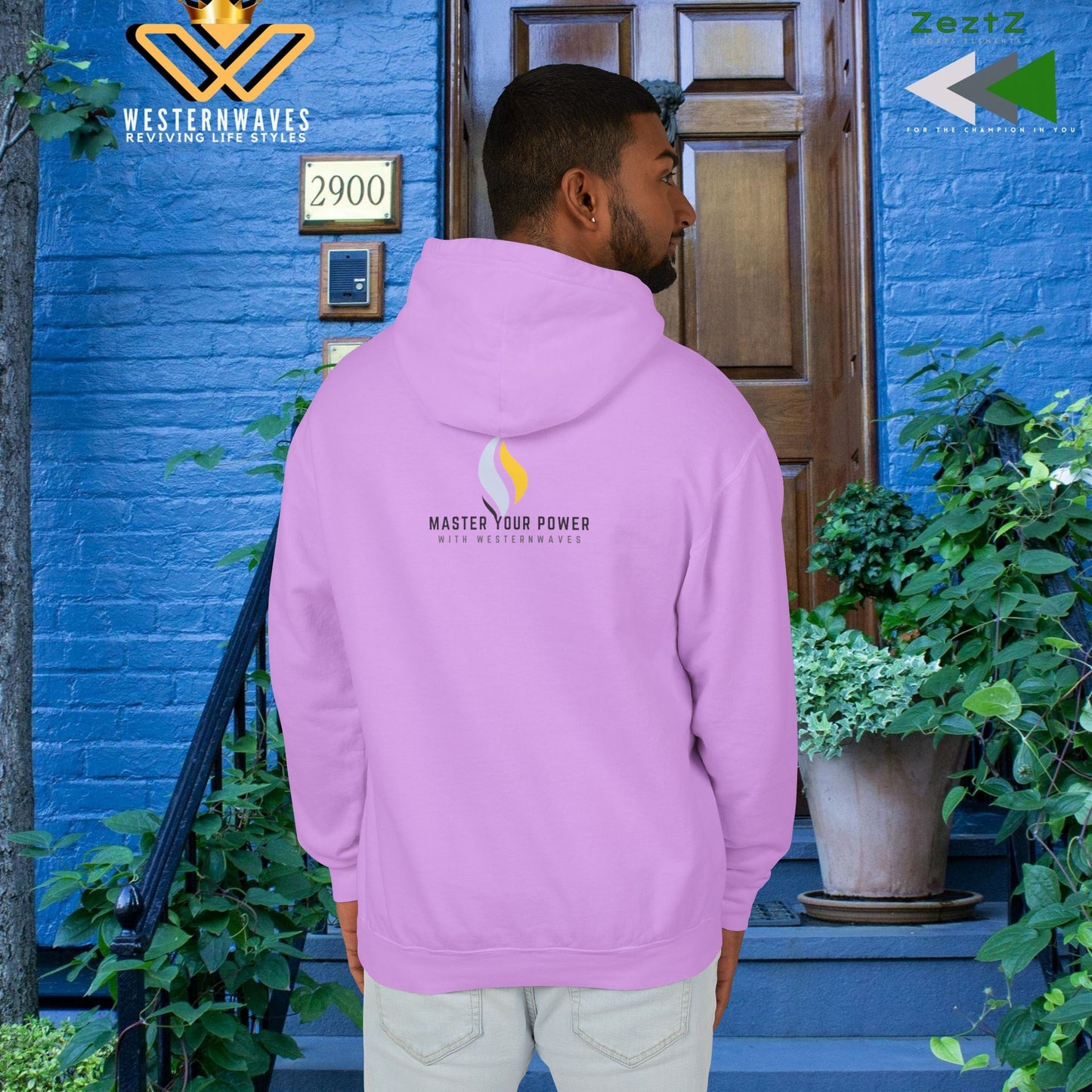 Unisex Lightweight Hooded Sweatshirt – N2 Series SPW USLWHSS PT2WW014_ Limited Edition Crafted Comfort by WesternWaves: