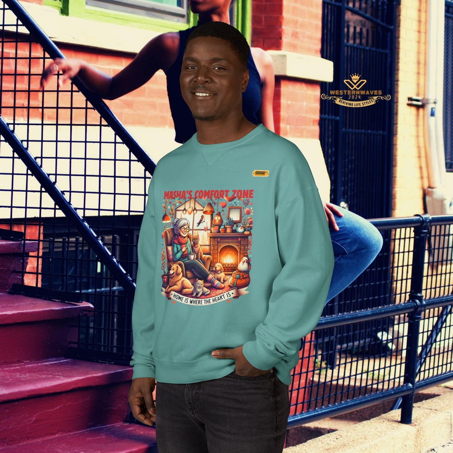 Crewneck Sweatshirt_ N7* Series CNSS PT2WW001_ Limited Edition Gift for Her, by WesternWaves: