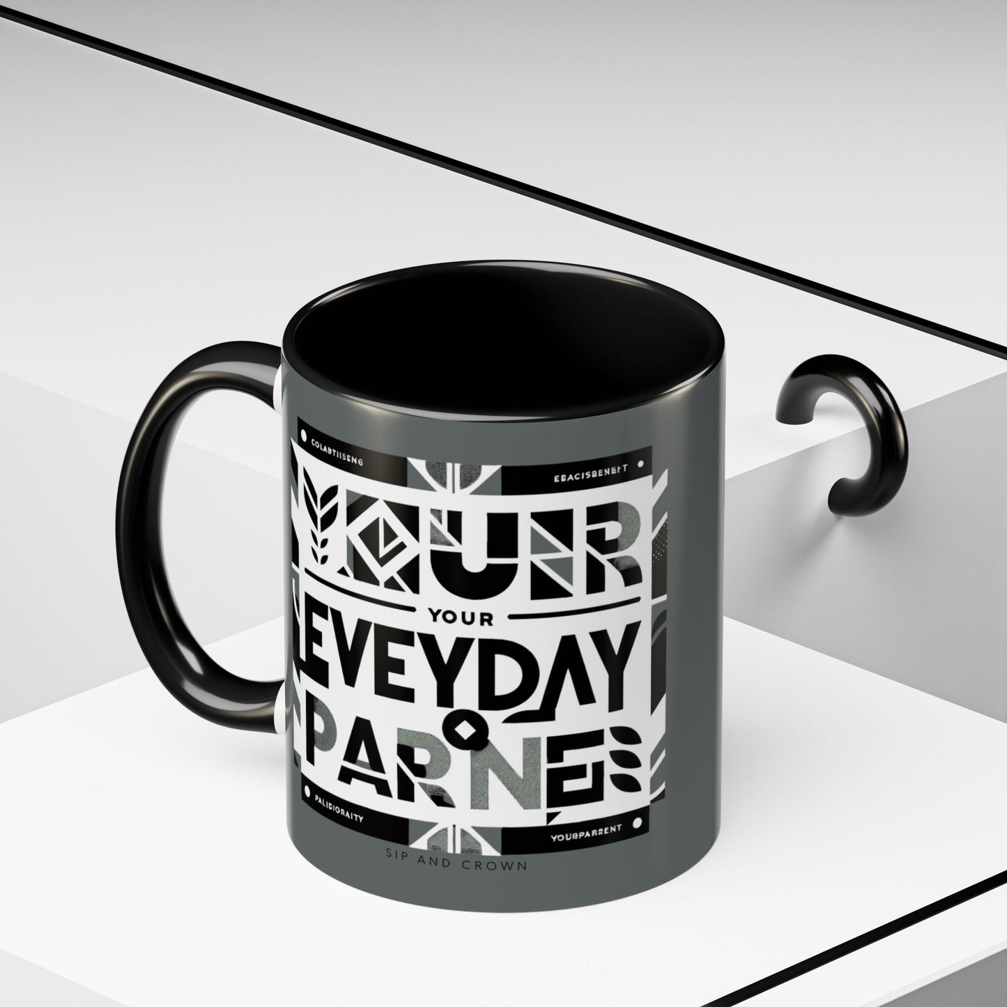 Accent Coffee Mug 11oz _ N3* Series ACM11OZ PT2WW021_ Limited Edition Perfect Blend of Style by WesternWaves: